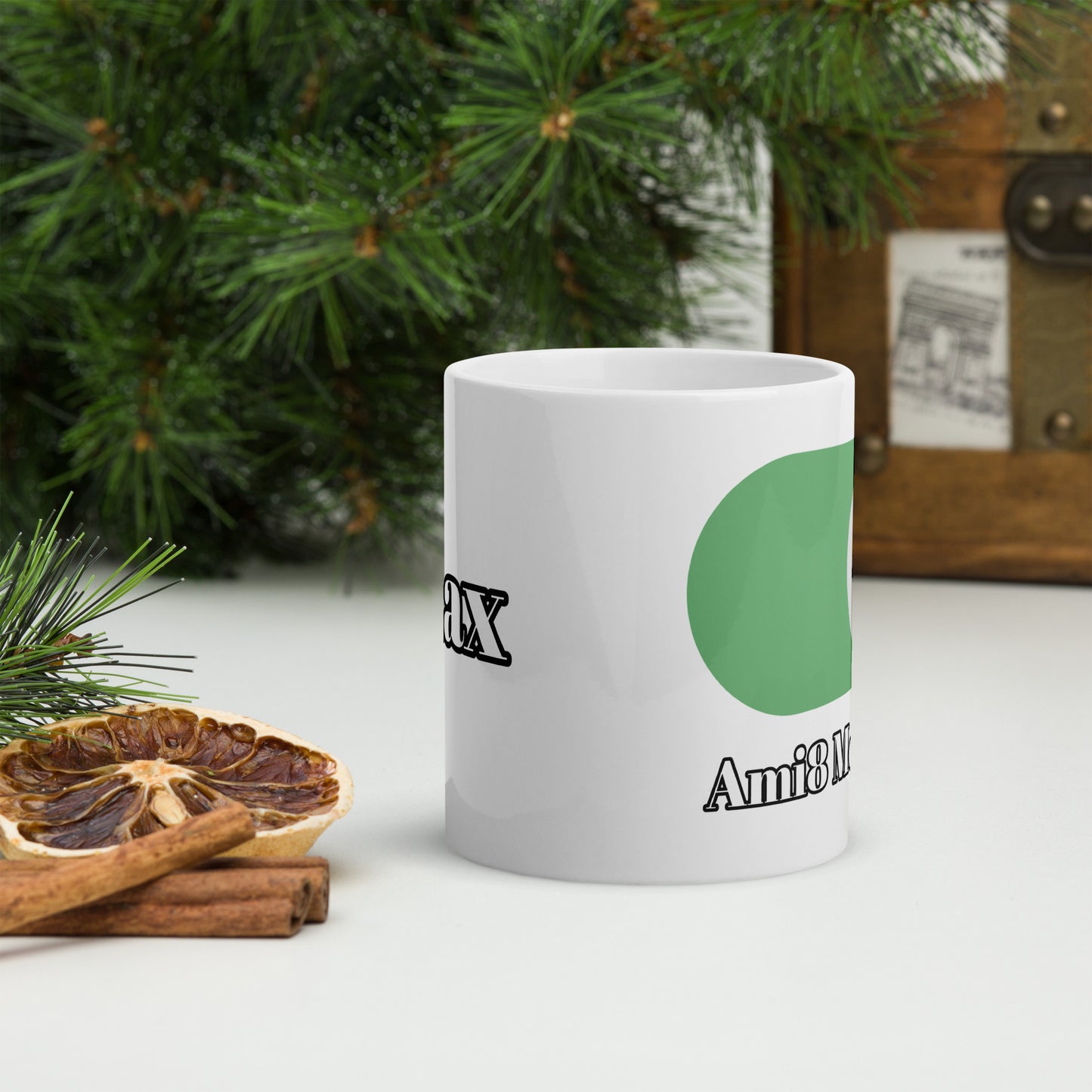 Relax - Ami8 Mode On Mok (300ml) - Witte Glanzende Mok voor de Echte Citroënliefhebber!