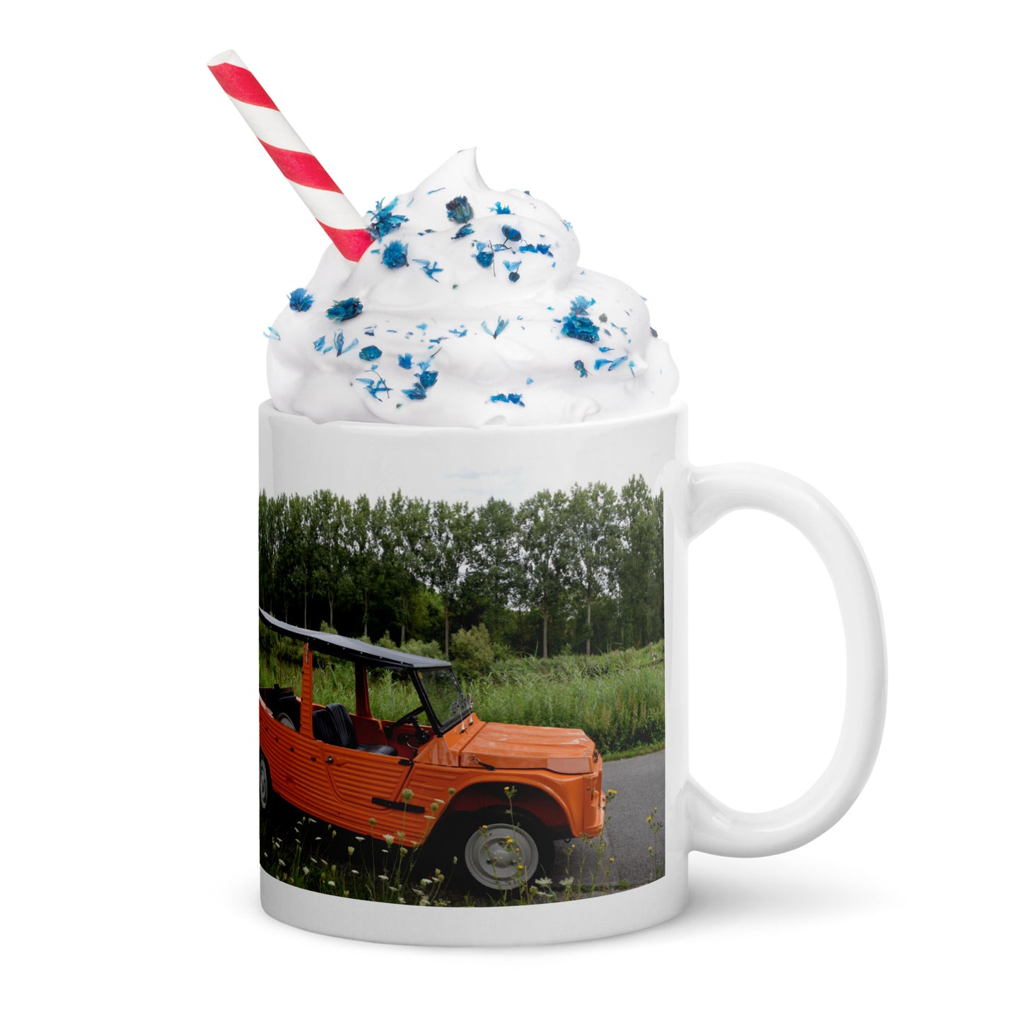 Un autre jour au Paradis - Mug Citroën Méhari Orange - 300ml