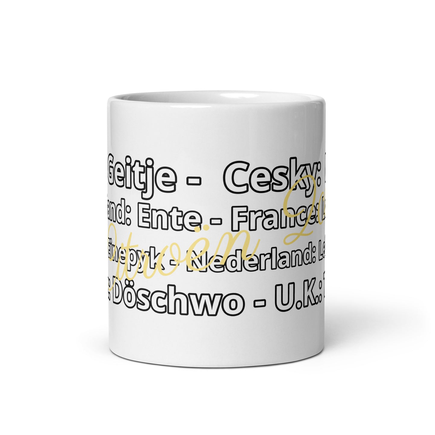 Mug Citroën 2CV - Avec des surnoms emblématiques du monde entier - 300 ml