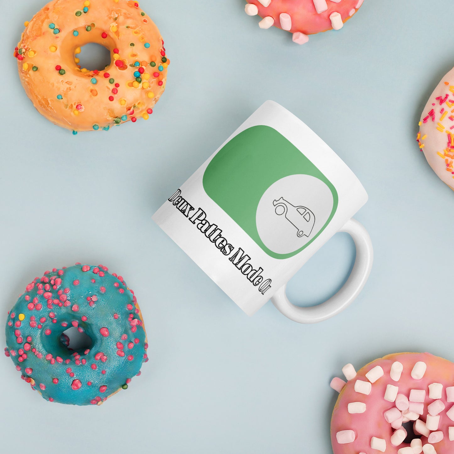 Relax - Deux Pattes Mode On Mug (300ml) - White Glossy Mug for the Real Citroën Enthusiast!