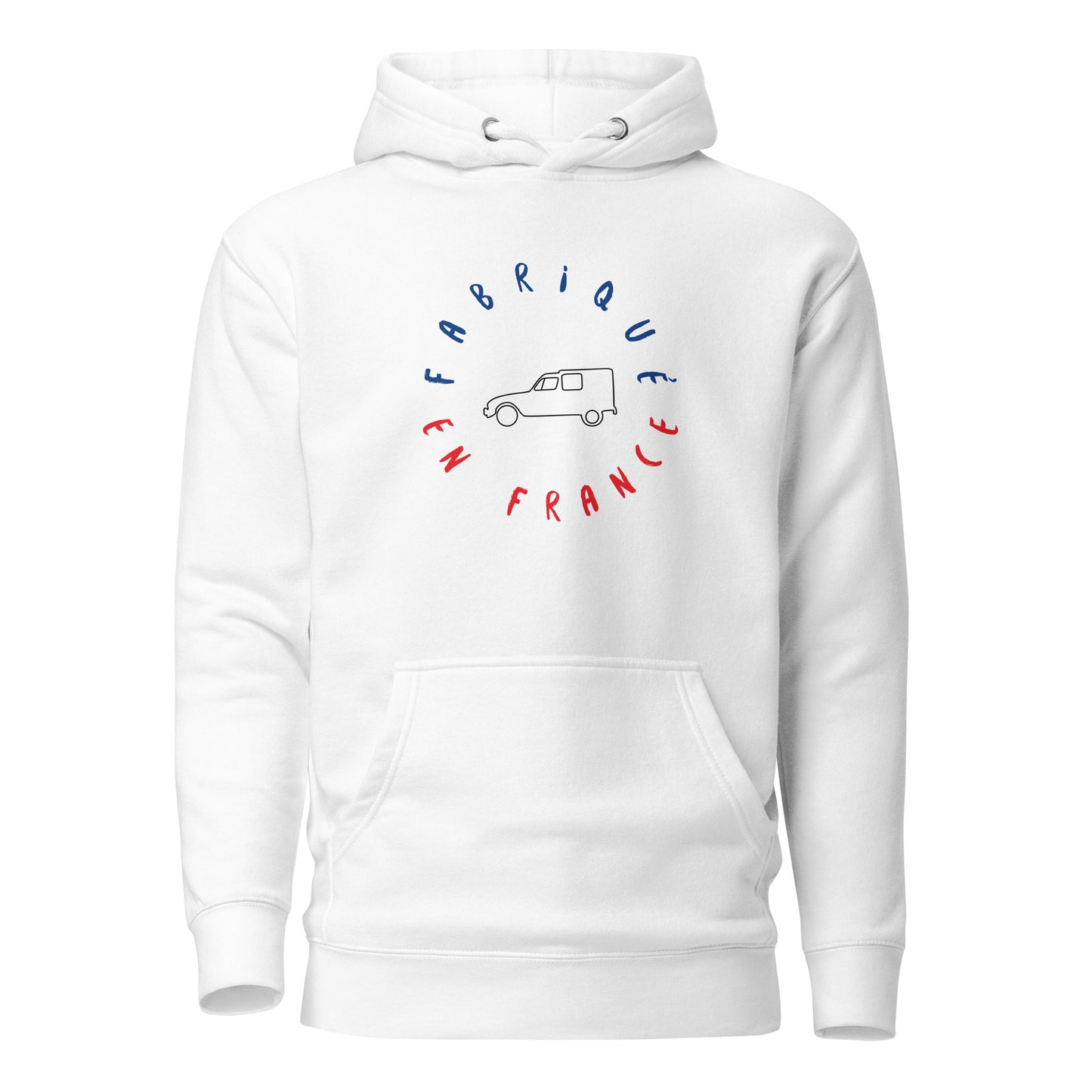 Fabriqué en France Citroën Acadiane hoodie Unisex - White