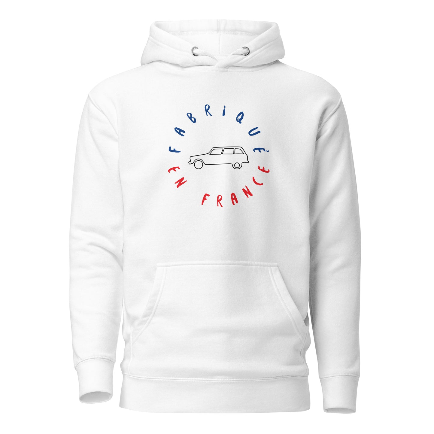 Fabriqué en France Citroën Ami8 hoodie Unisex - White