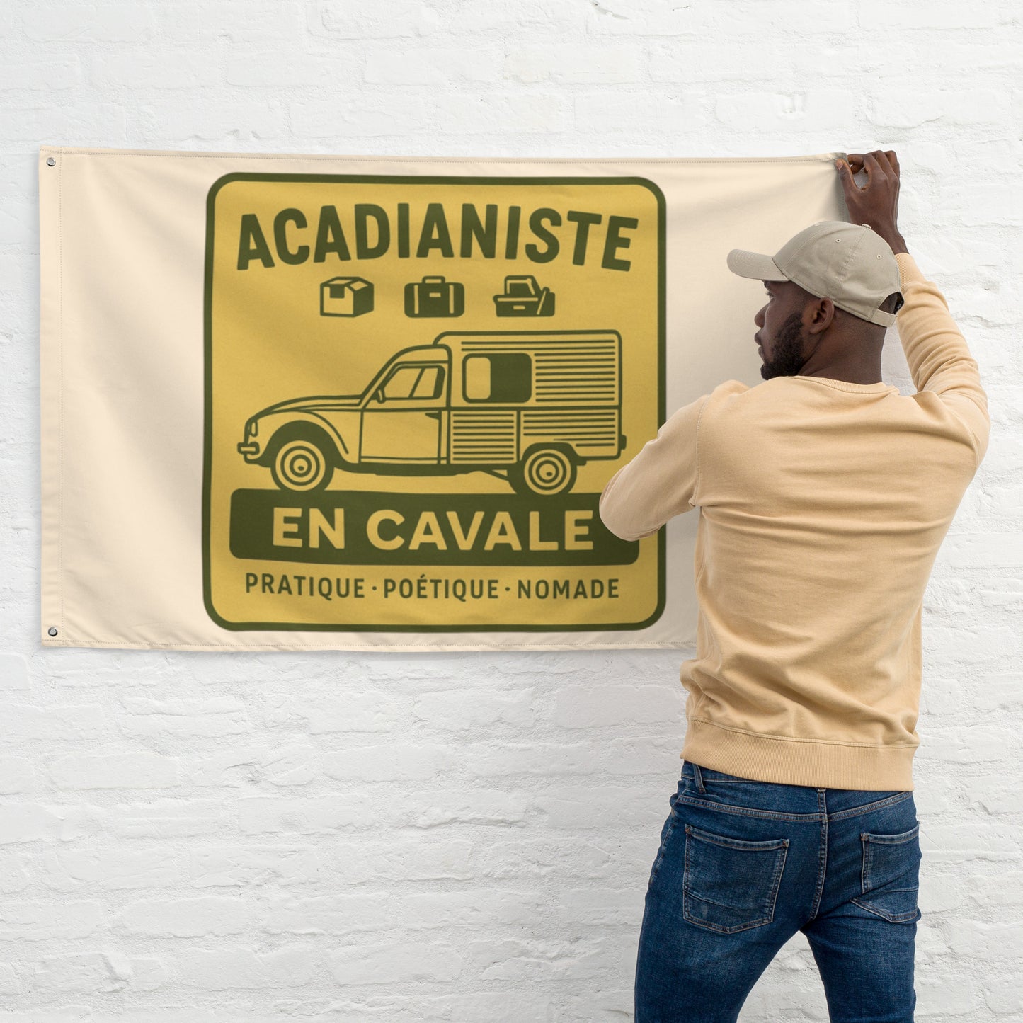 🏁 Flag “Acadianist and Cavalier” – For the practical, poetic and nomadic soul