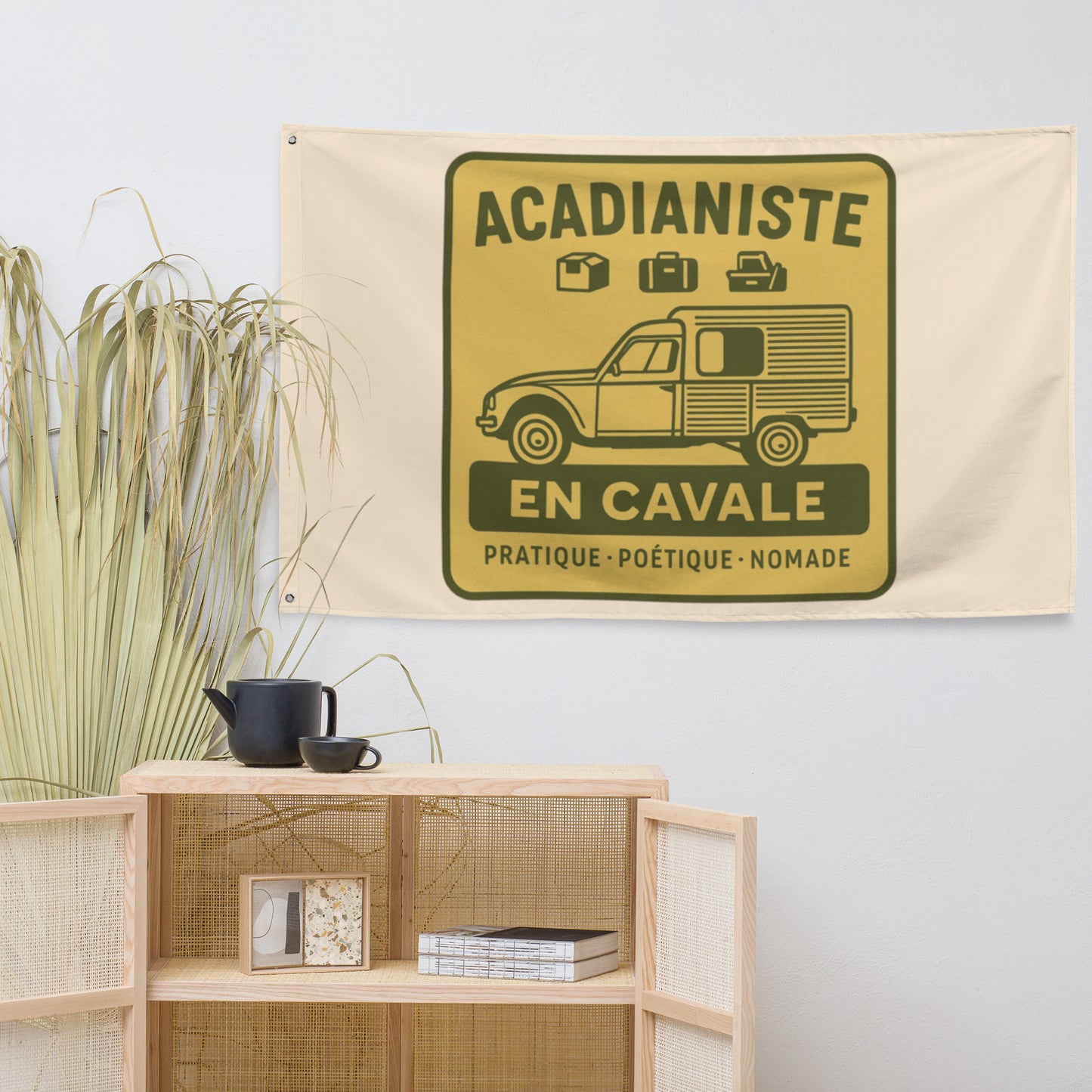 🏁 Flag “Acadianist and Cavalier” – For the practical, poetic and nomadic soul