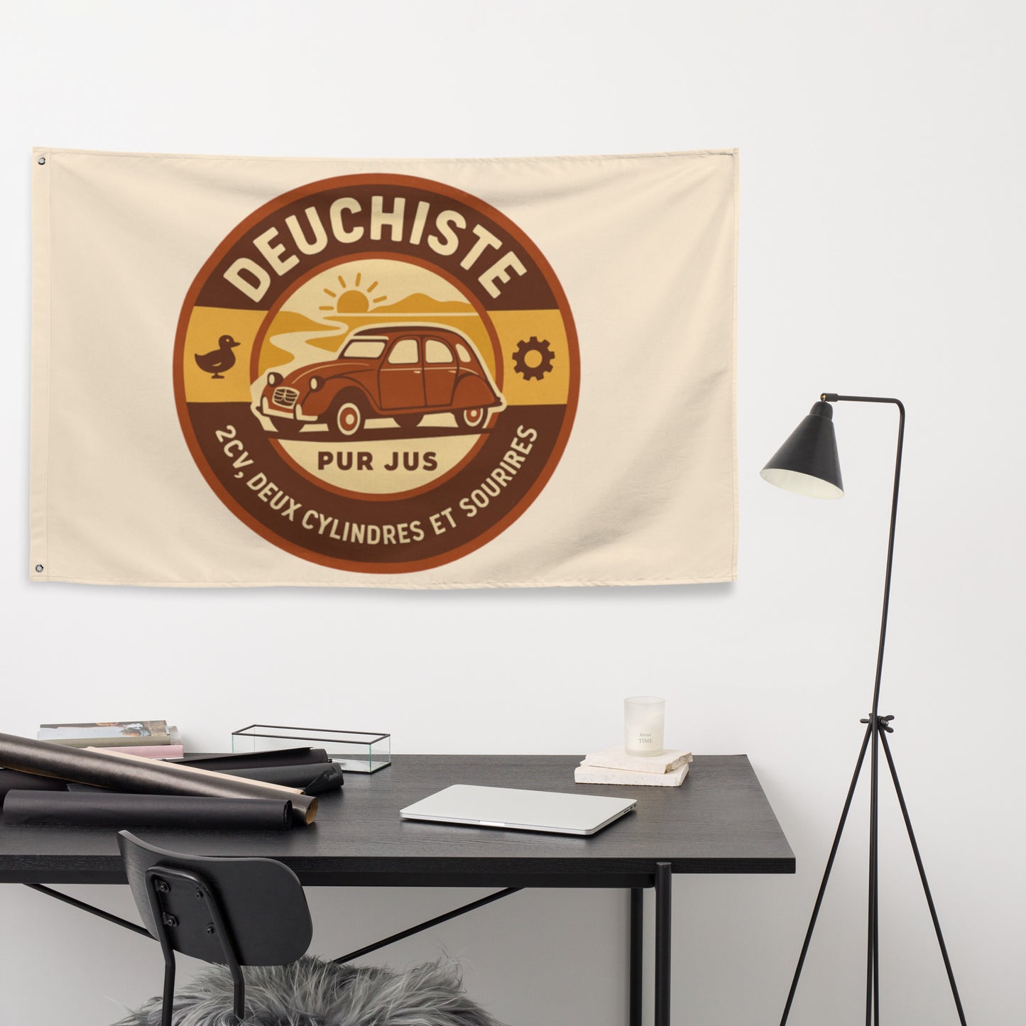 Flag “Deuchiste Pur Jus” – Waving tribute to the 2CV