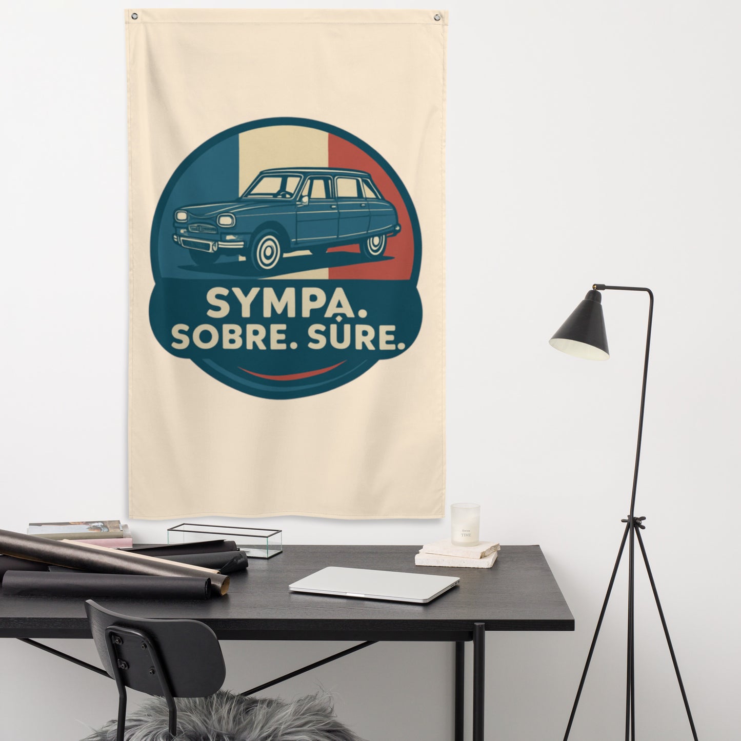 🖼️ Sympa. Sobre. Sure. – Wall decoration with Citroën Ami 8
