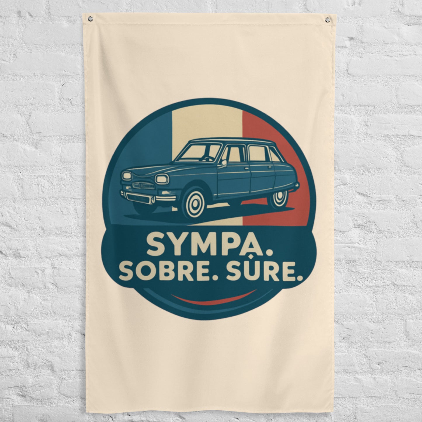 🖼️ Sympa. Sobre. Sure. – Wall decoration with Citroën Ami 8