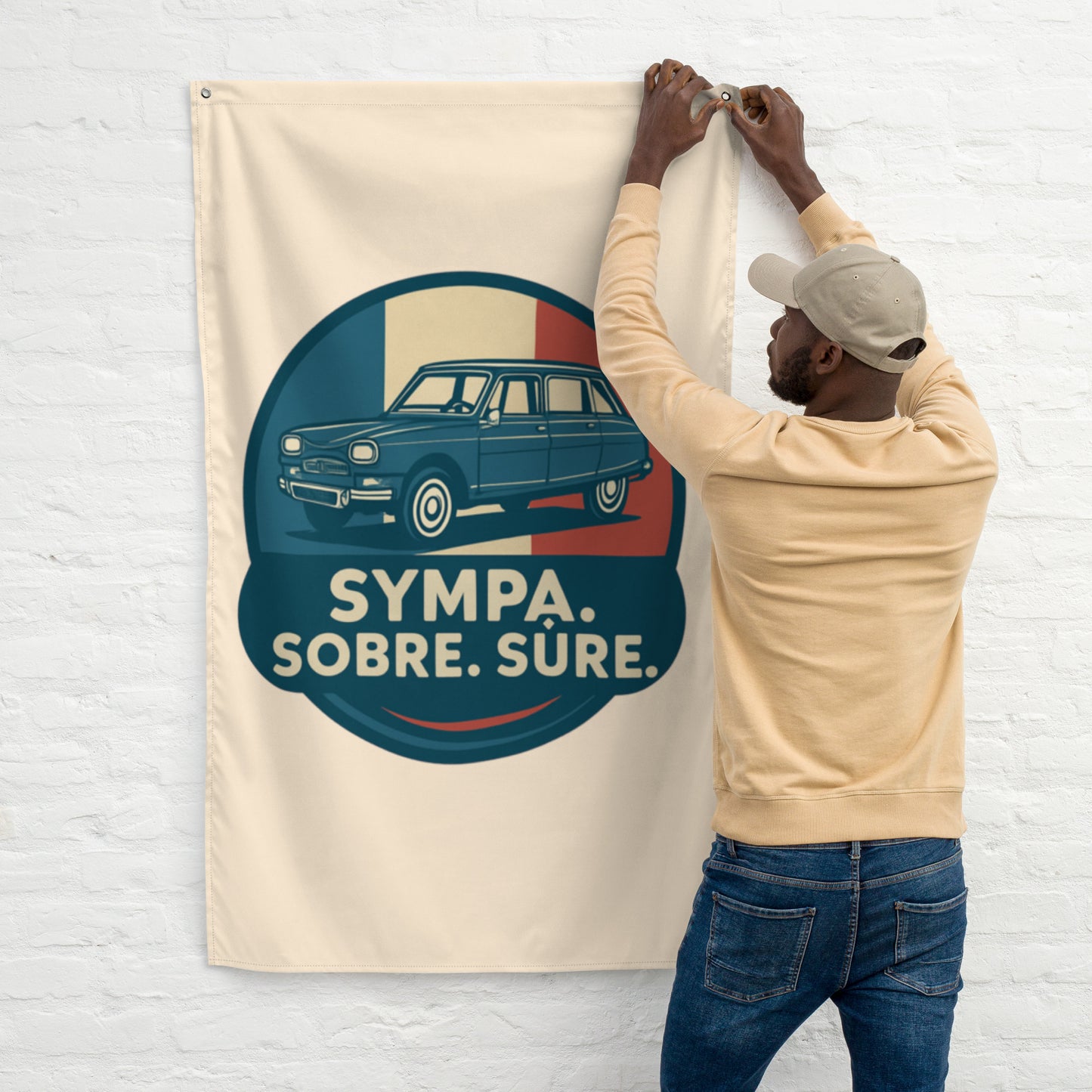 🖼️ Sympa. Sobre. Sure. – Wall decoration with Citroën Ami 8