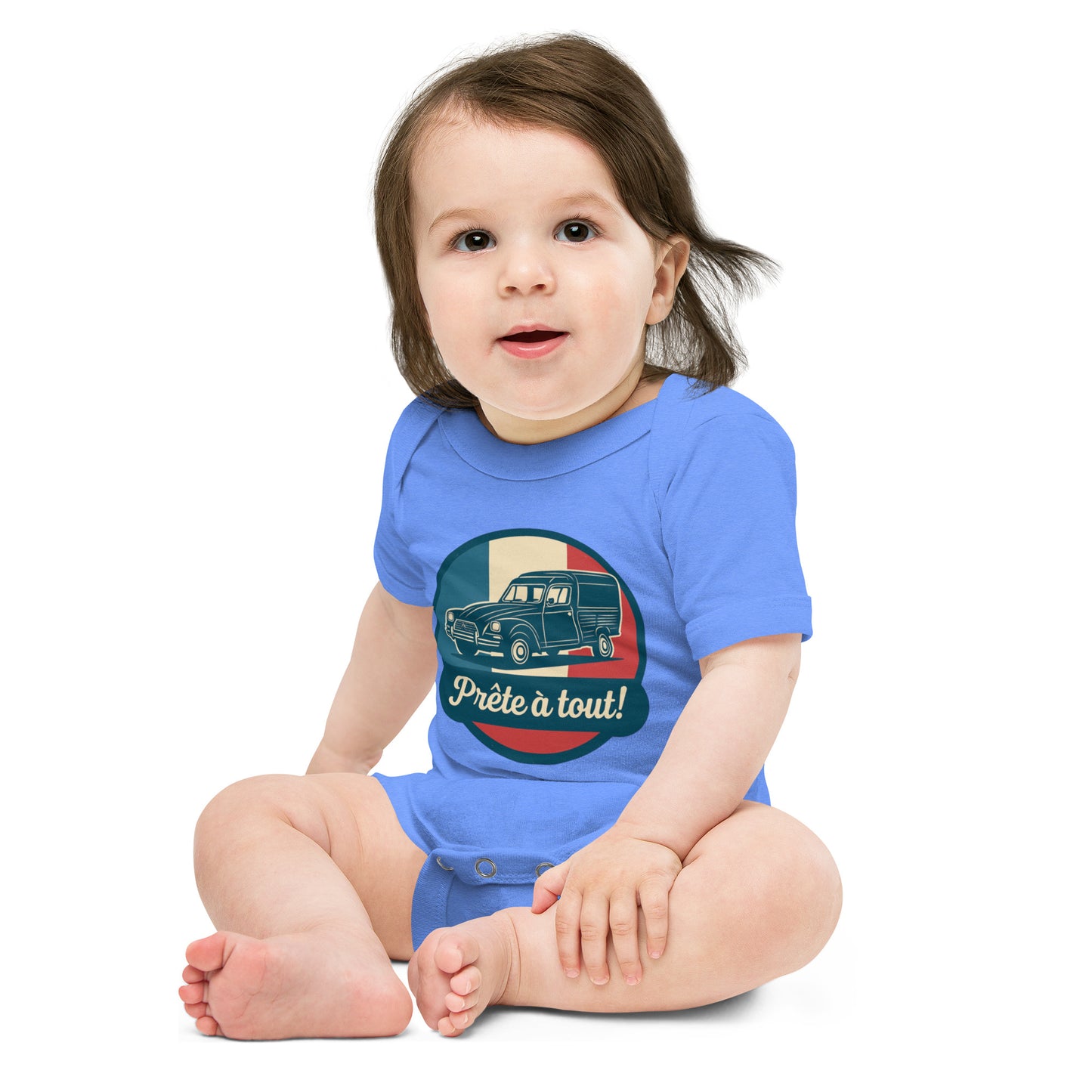 👶 Romper “Ready for anything!” – For little adventurers in style