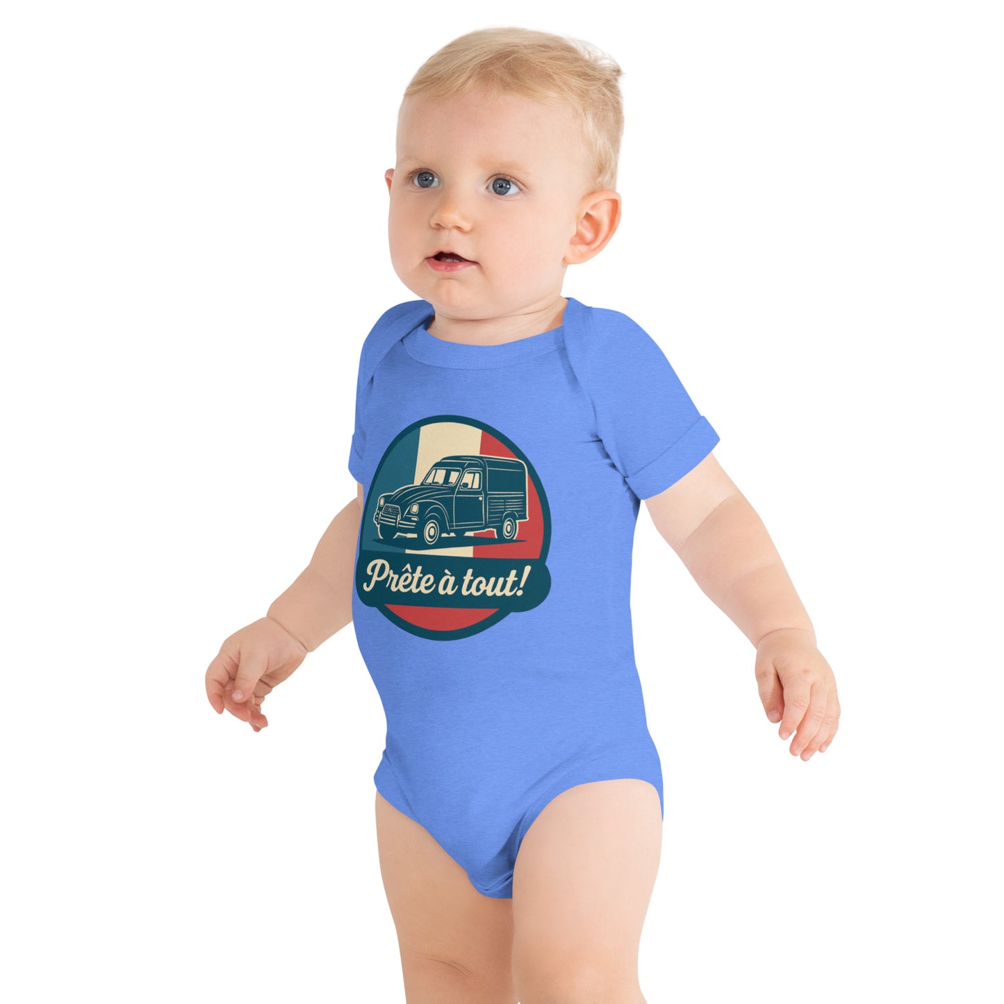 👶 Romper “Ready for anything!” – For little adventurers in style