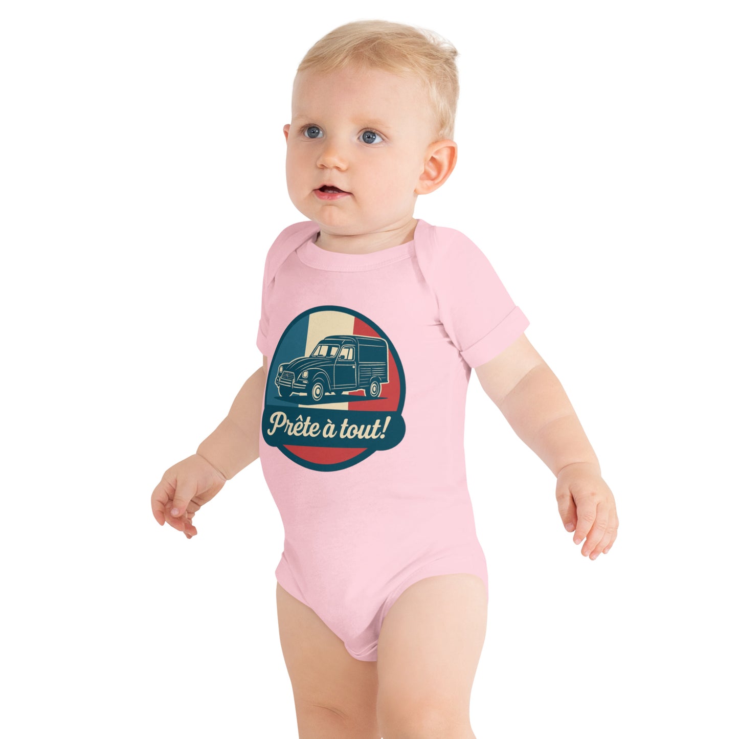 👶 Romper “Ready for anything!” – For little adventurers in style