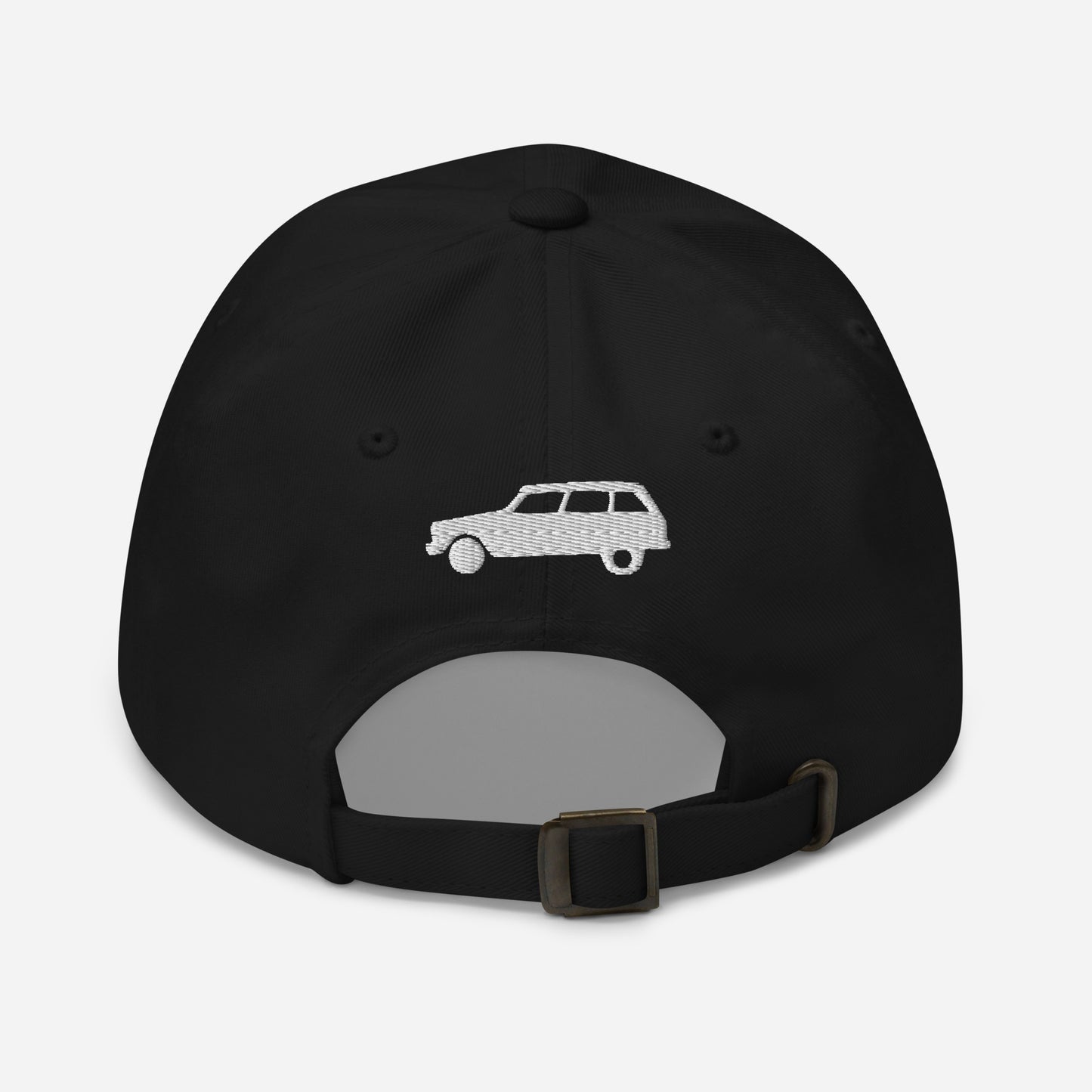 Joie de Vivre Geborduurde pet met een AMI8 geborduurd op de ACHTERZIJDE verkrijgbaar in Zwart, Navy, Rood, Grijs, Kakhi of Wit