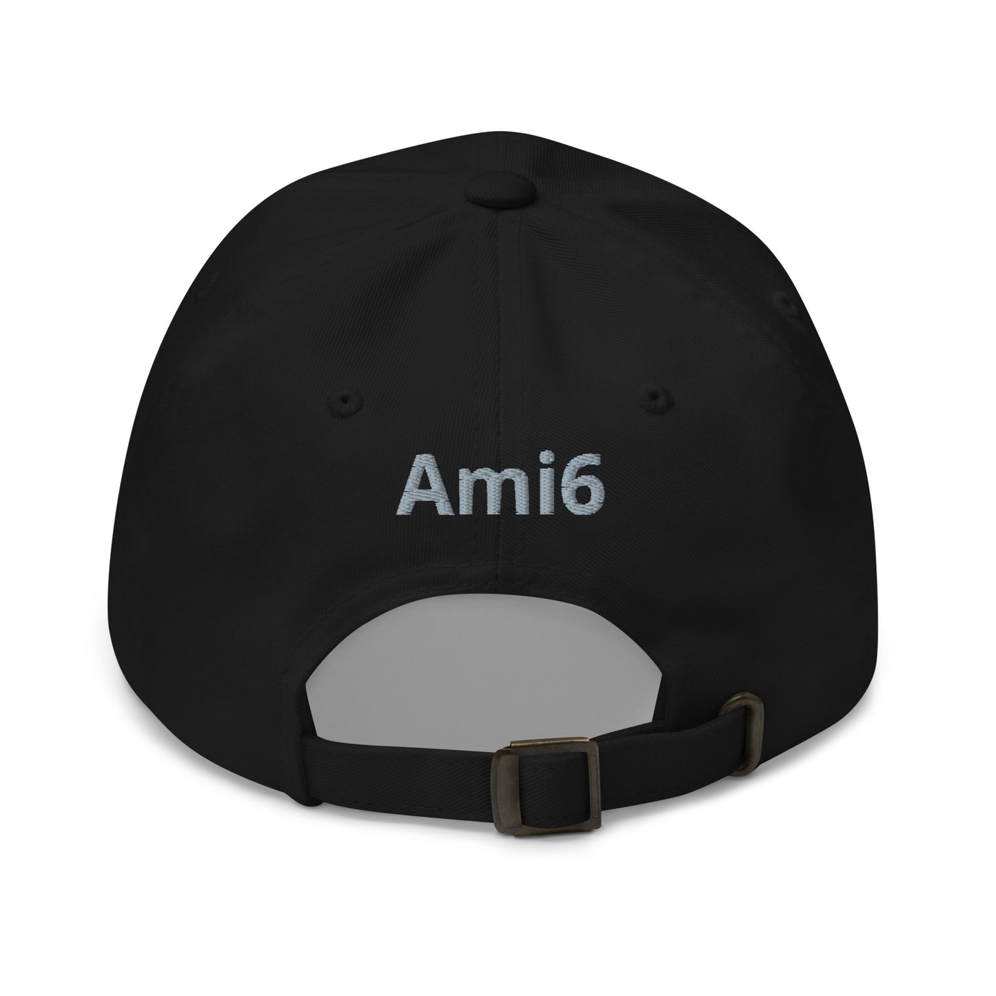 Grey Embroidered Cap (Front & Back) Citroën Ami6 - Black, Red, D.Grey or White