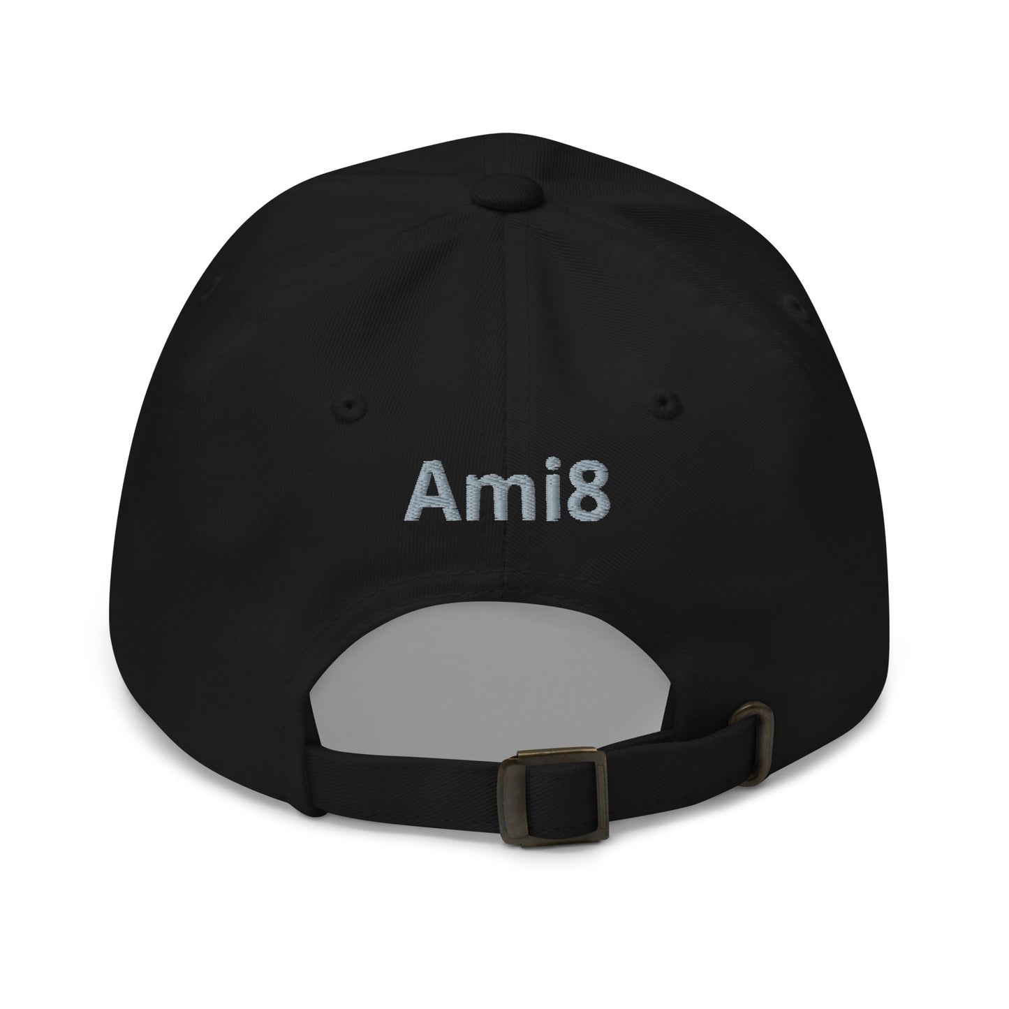 Grey Embroidered Cap (Front & Back) Citroën Ami8 - Black, Red, D.Grey or White