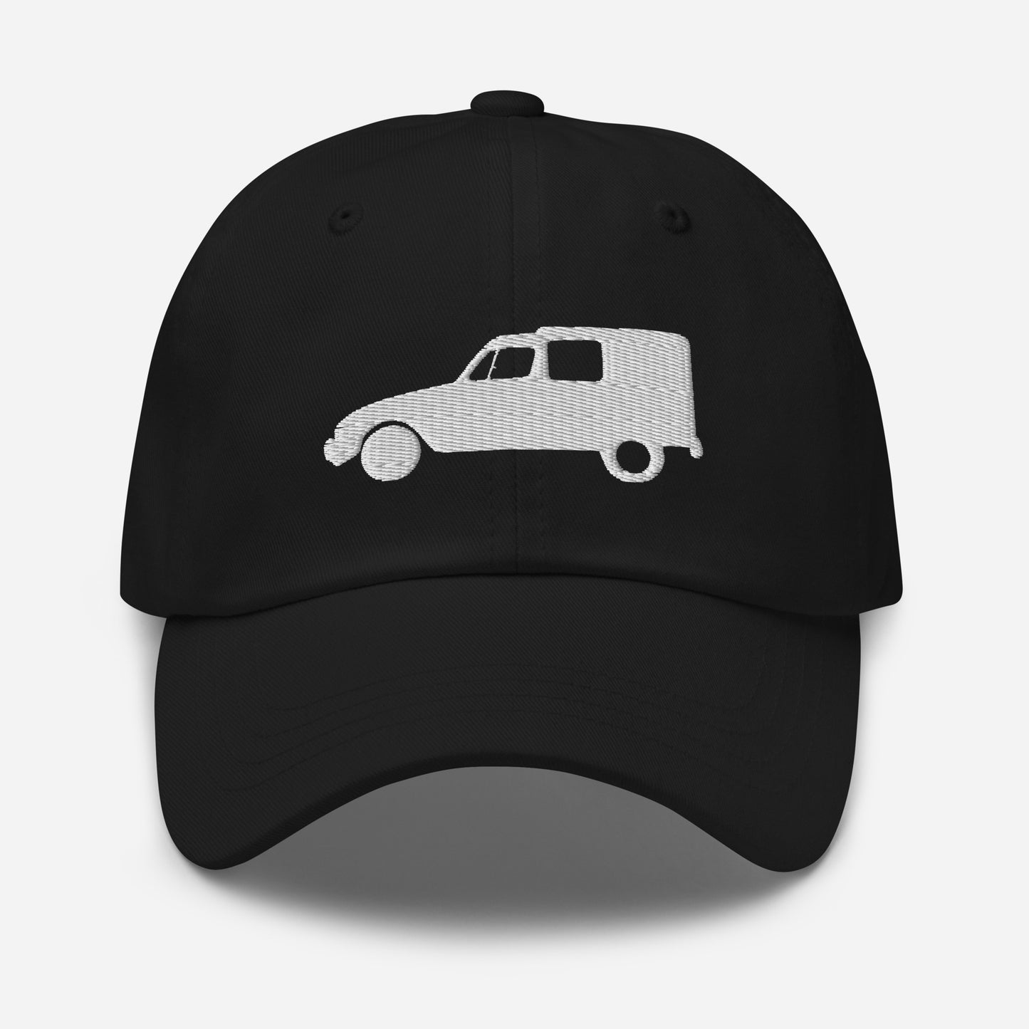 White Embroidered Cap (Front & Back) Citroën Acadiane - Black, Navy, Red, Beige, L.Blue or White