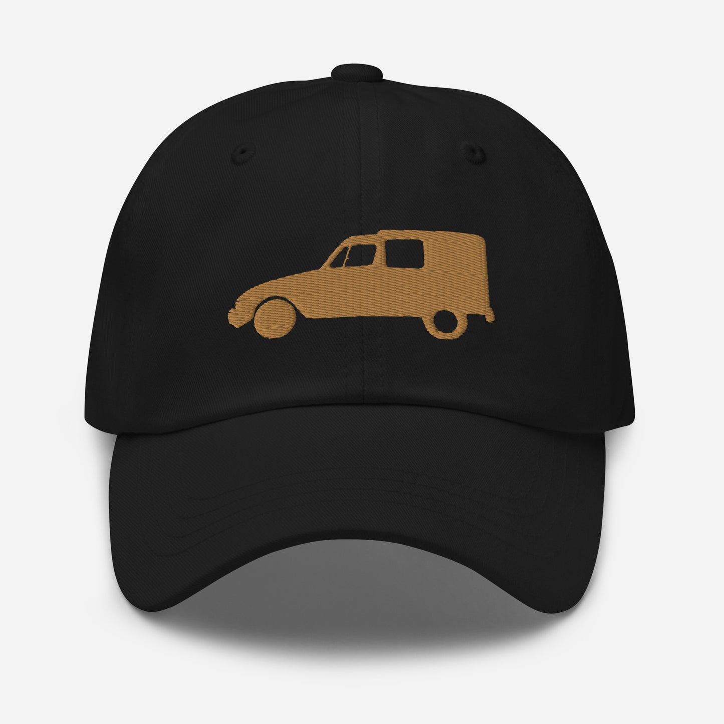 Beige geborduurde pet (voor en achter) Citroën Acadiane - Zwart, Beige of Wit