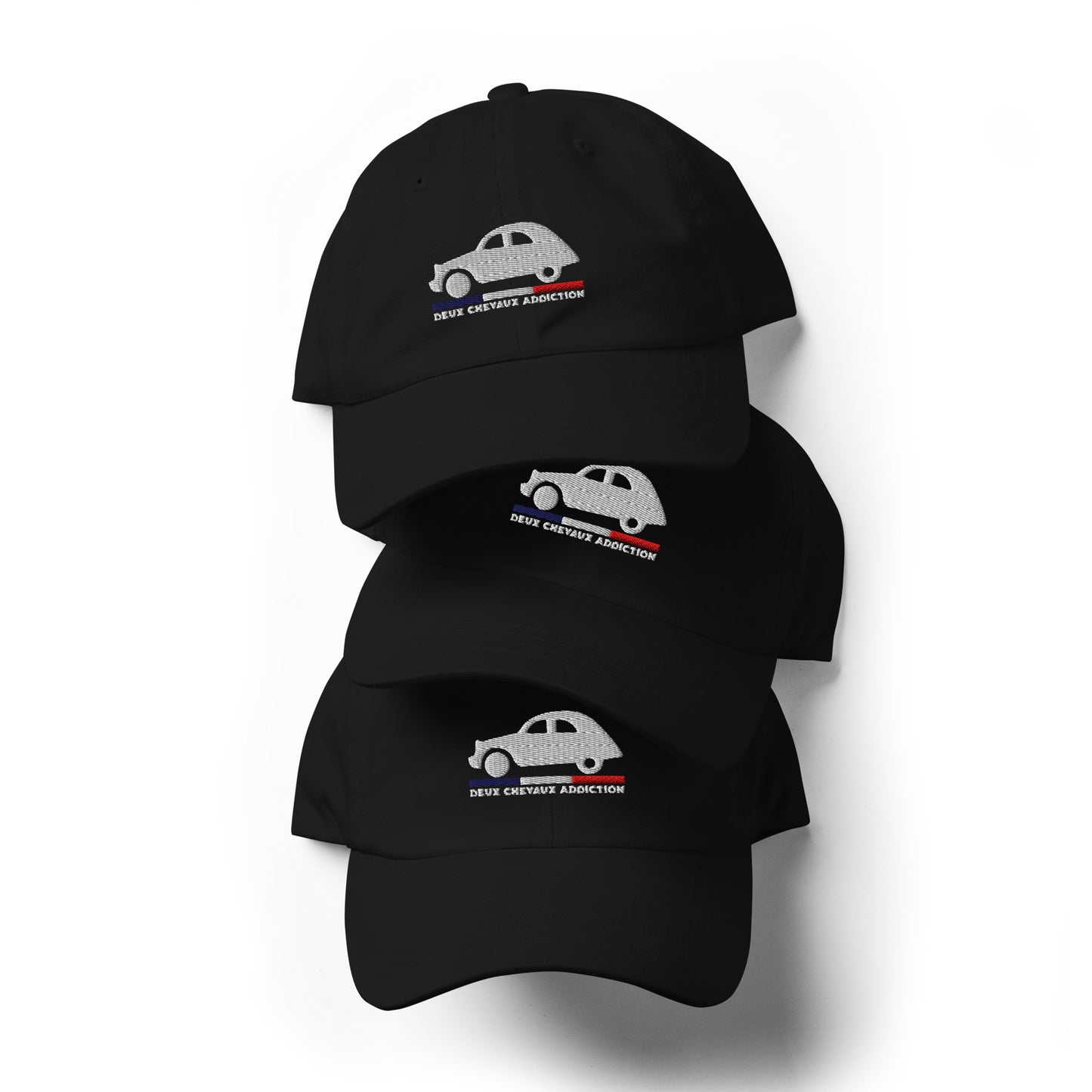 🧢 Dad Cap “Deux Chevaux Addiction” | Citroën 2CV Retro Stijl