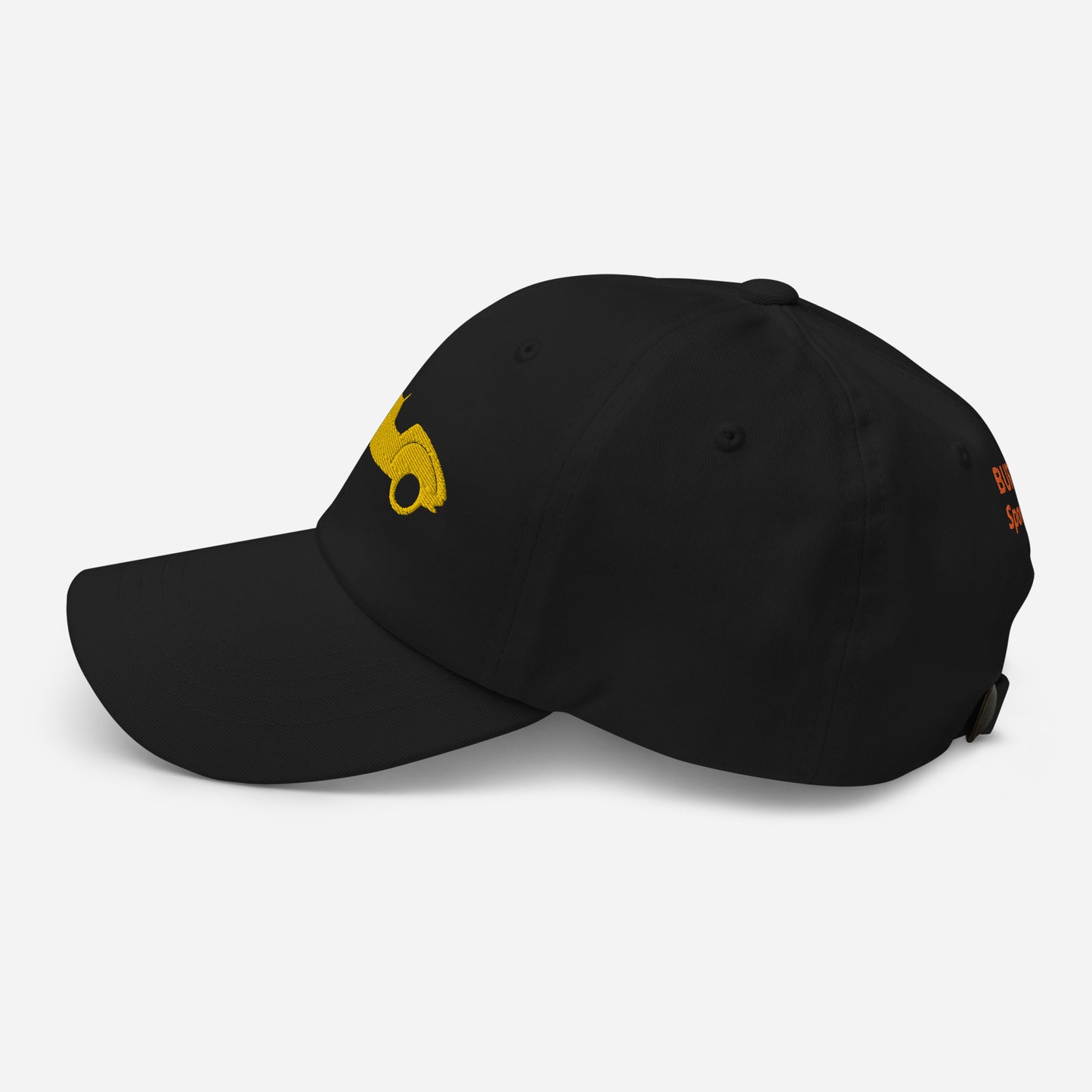 Yellow Embroidered Cap (Front & Back) Burton - Black, Navy, Beige, or White
