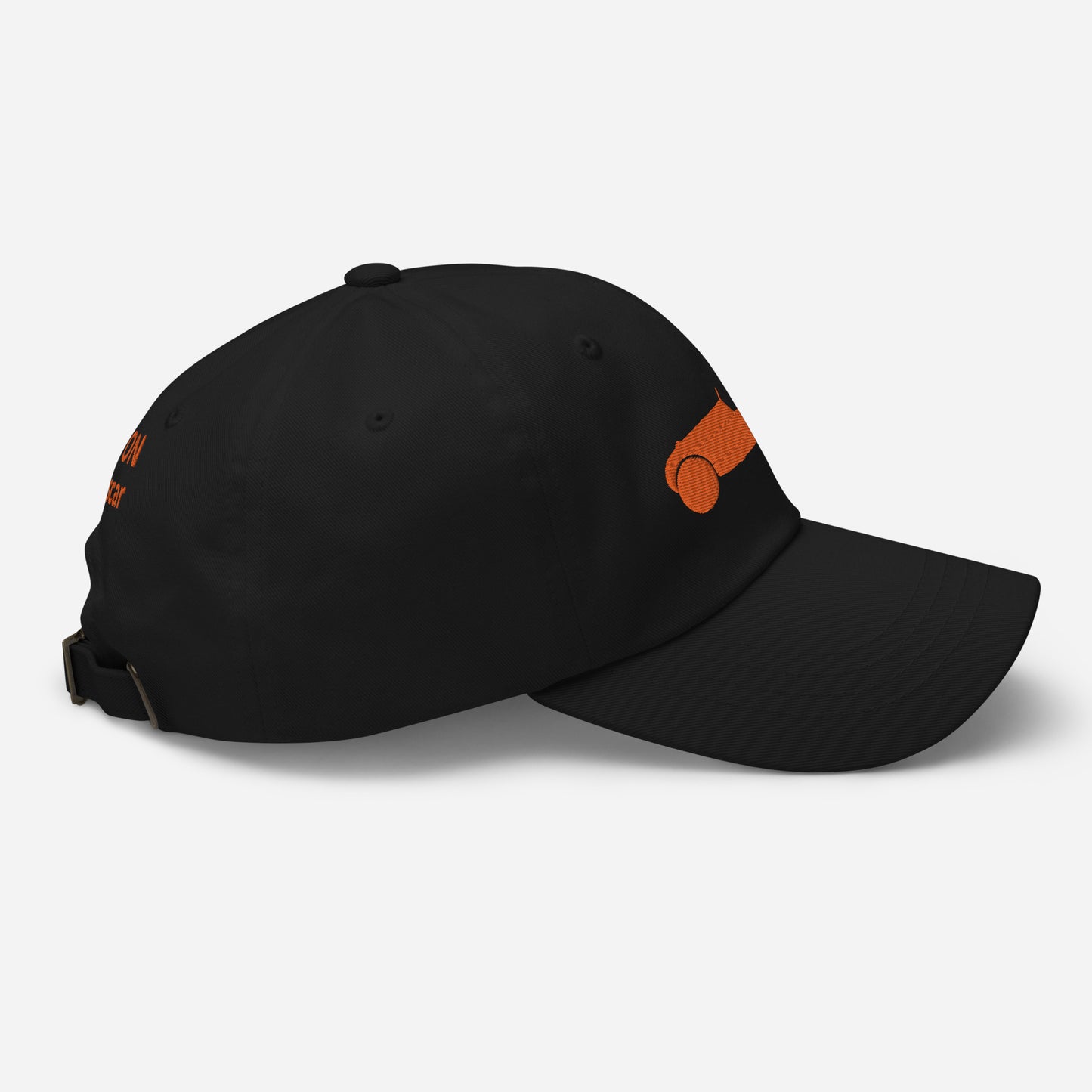 Orange Embroidered Cap (Front & Back) Burton - Black, Navy, Beige or White