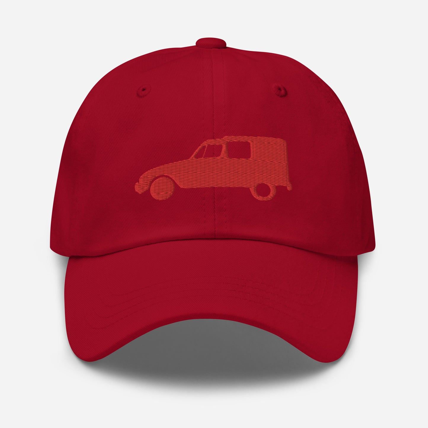 Red Embroidered Cap (Front and Back) Citroën Acadiane - Red or White
