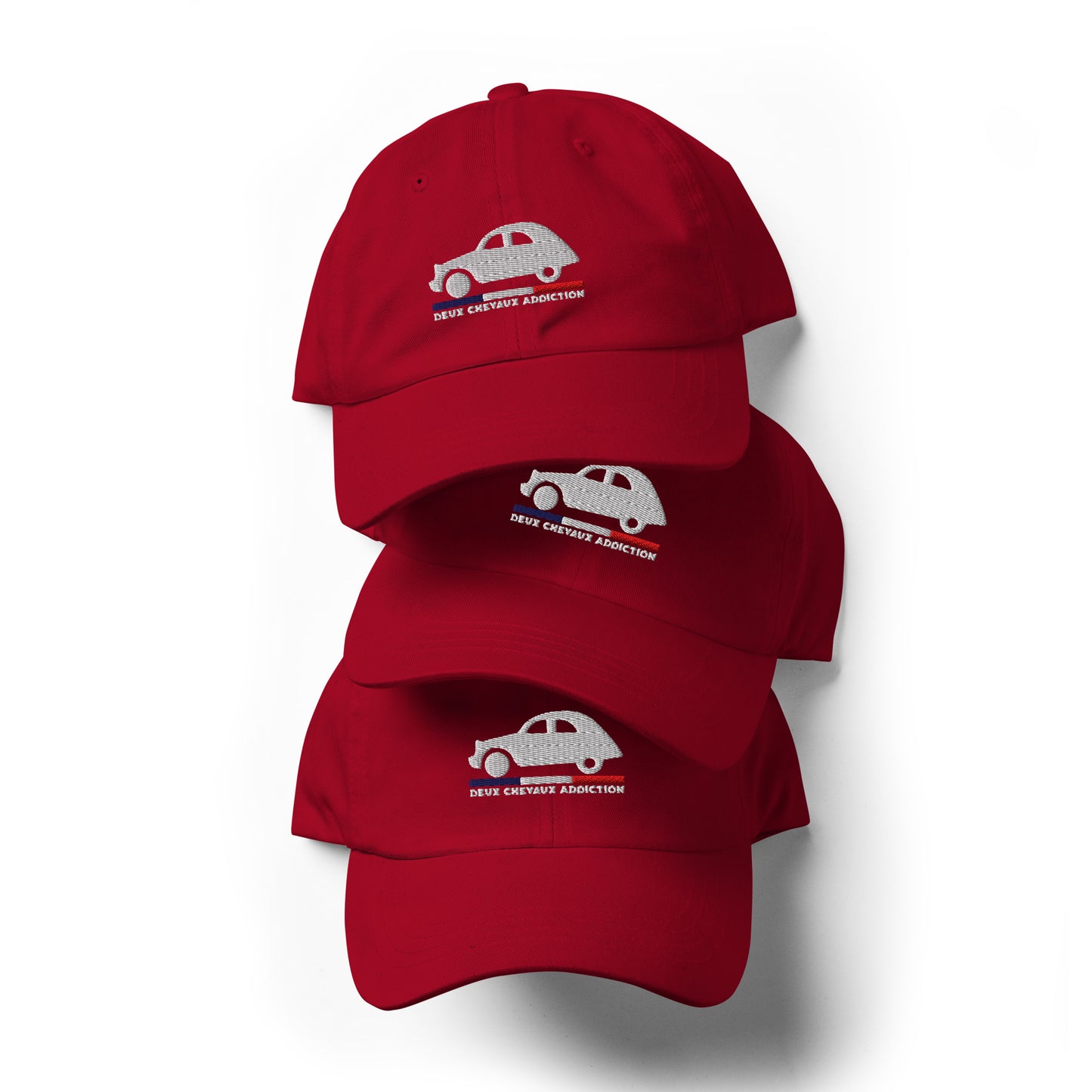 🧢 Dad Cap “Deux Chevaux Addiction” | Citroën 2CV Retro Stijl