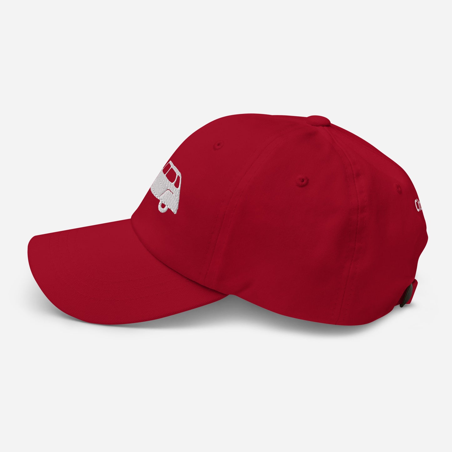 Blanc Alaska Embroidered Cap (Front & Back) Citroën Dyane - Black, Navy, Red, Beige, L.Blue or White