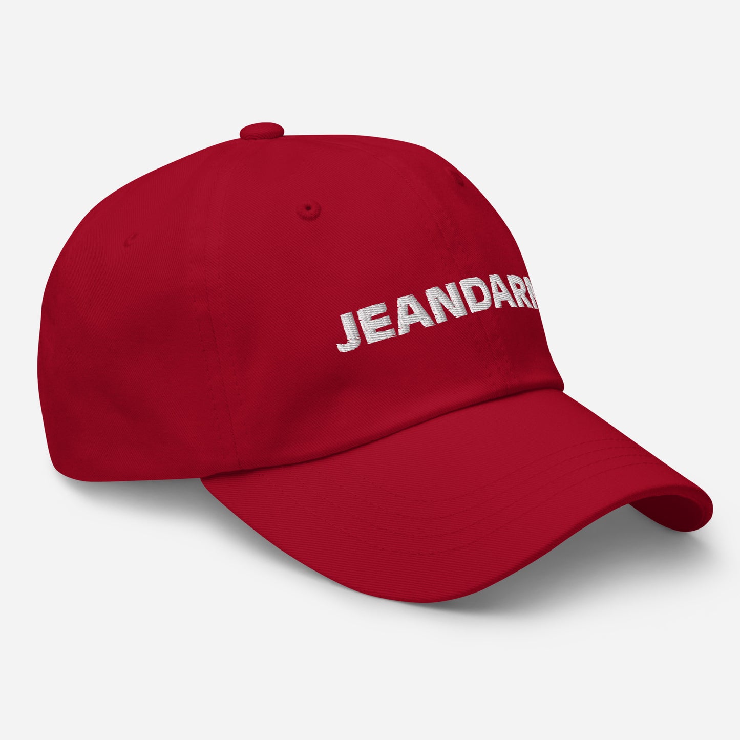 JEANDARM Embroidered (front and back) Citroën Dyane cap - Black, Navy, Red, Gray or L.Blue