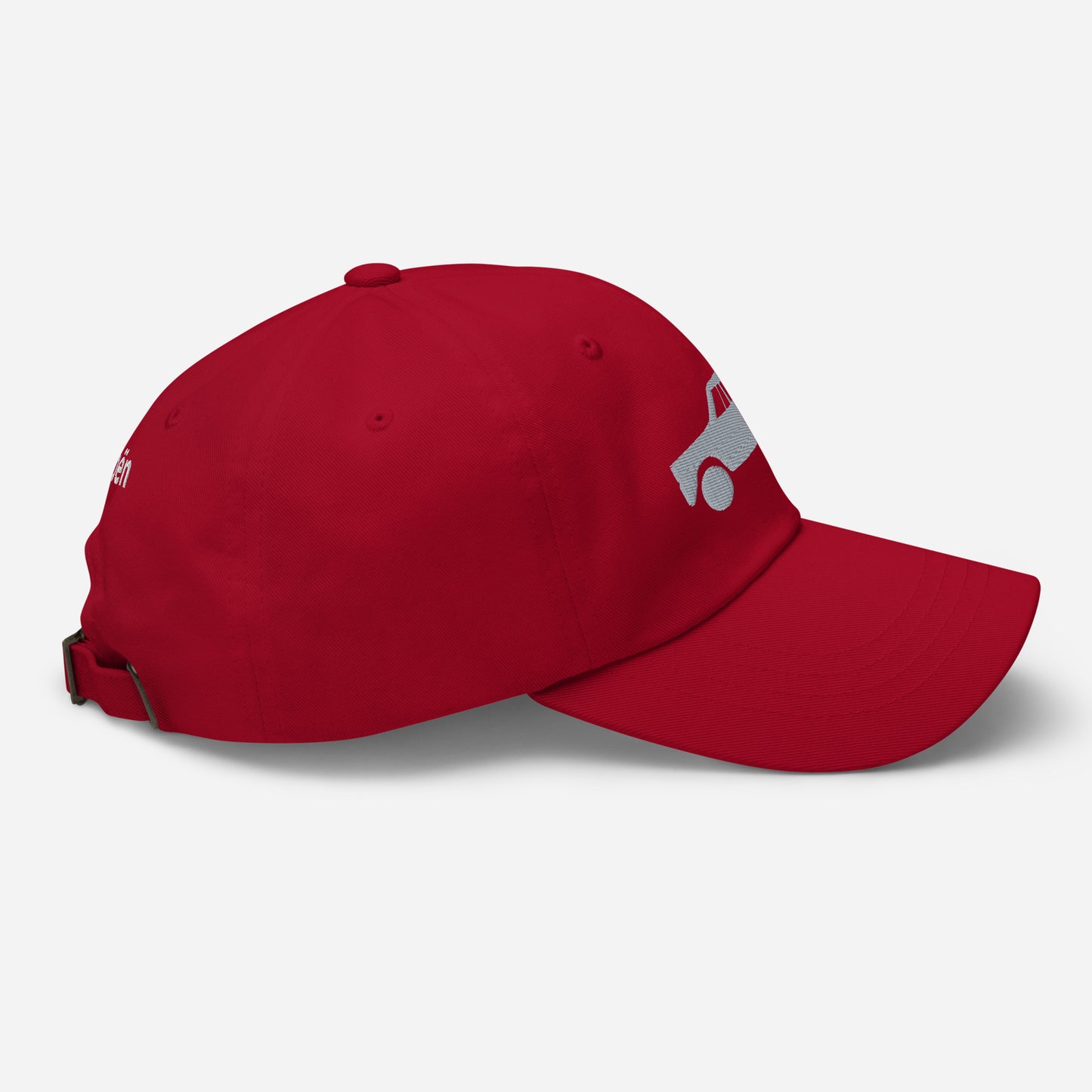 Grey Embroidered Cap (Front & Back) Citroën Ami6 - Black, Red, D.Grey or White