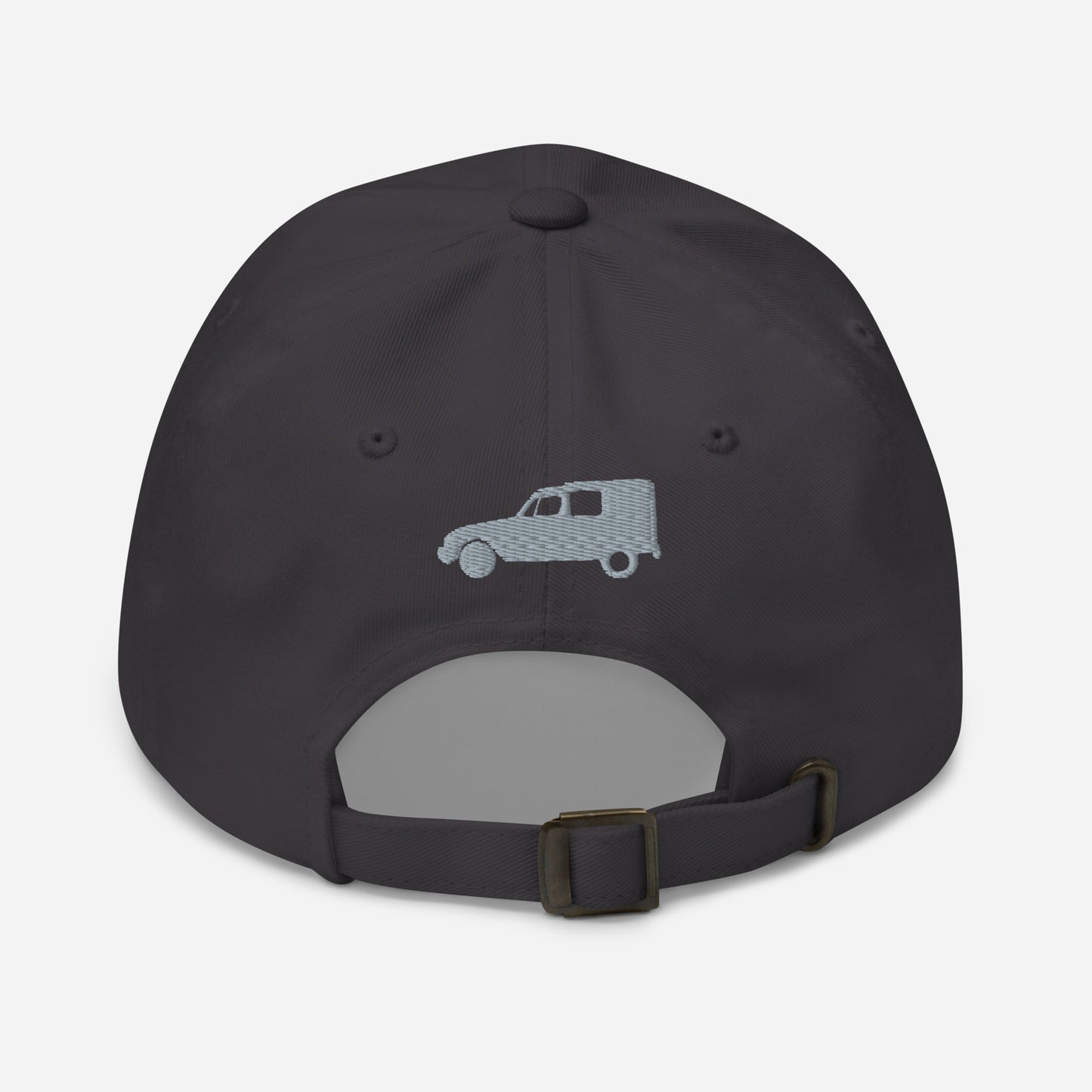 602 Embroidered (front and back) Acadian cap - Black, Navy, Red, Grey, L.Blue or White