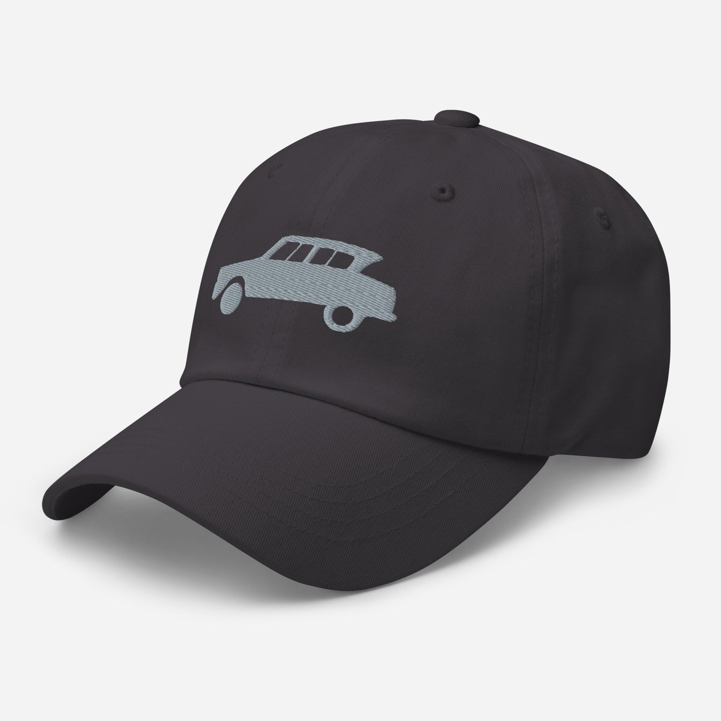 Grey Embroidered Cap (Front & Back) Citroën Ami6 - Black, Red, D.Grey or White