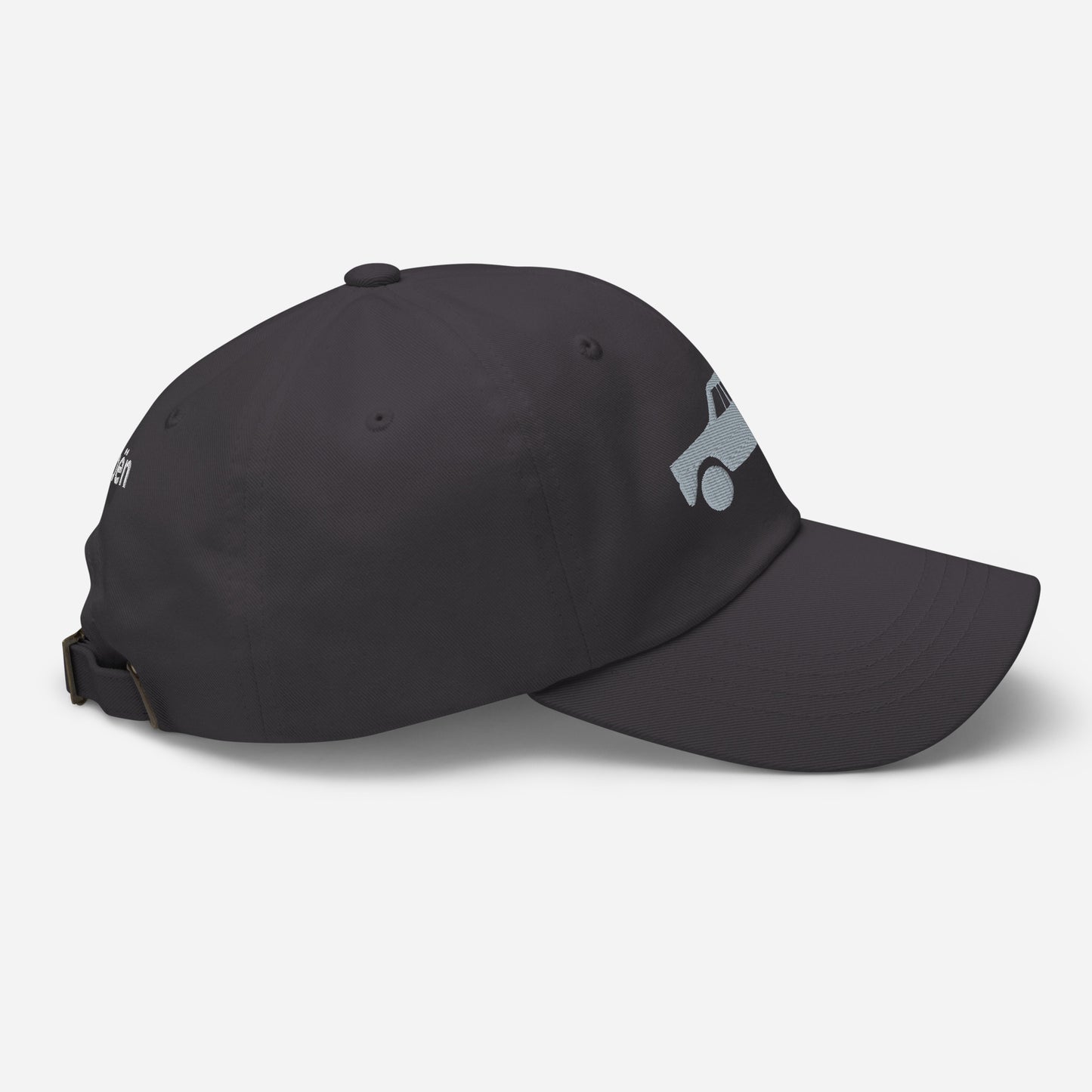 Grey Embroidered Cap (Front & Back) Citroën Ami6 - Black, Red, D.Grey or White