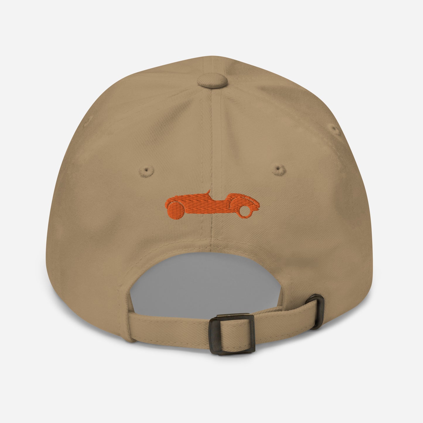 Joie de Vivre Embroidered Cap with a BURTON Sportscar embroidered on the BACK available in Black, Navy, Red, Grey, Khaki or White