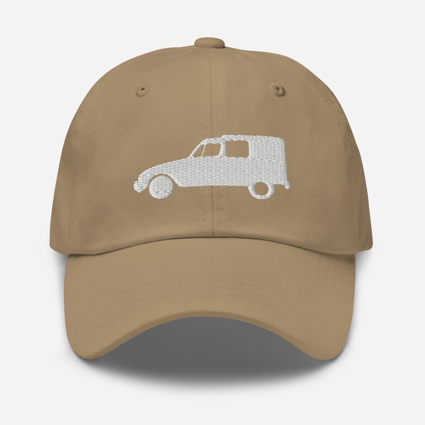 White Embroidered Cap (Front & Back) Citroën Acadiane - Black, Navy, Red, Beige, L.Blue or White
