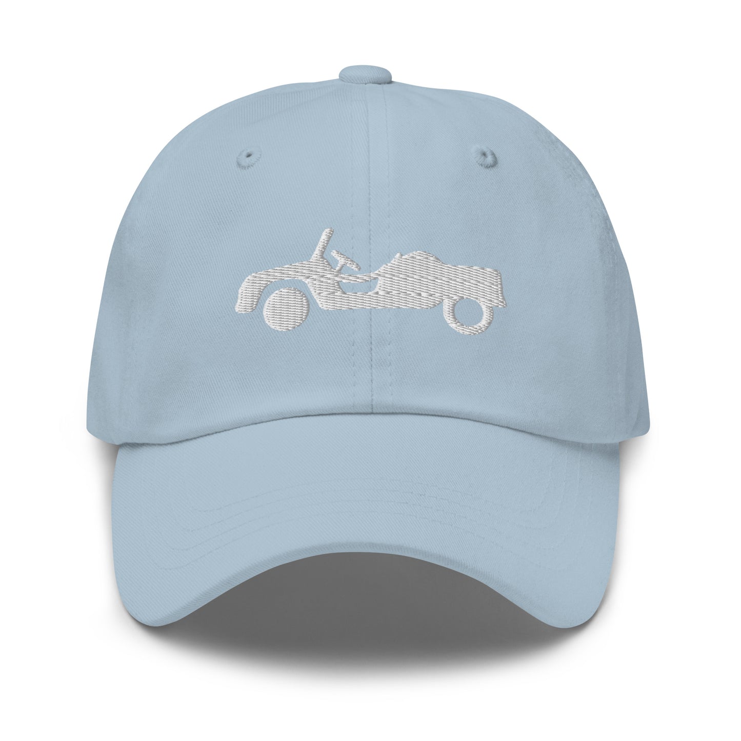 White embroidered cap Citroën Méhari AZUR - Black, Navy, Red, light blue, Stone or White