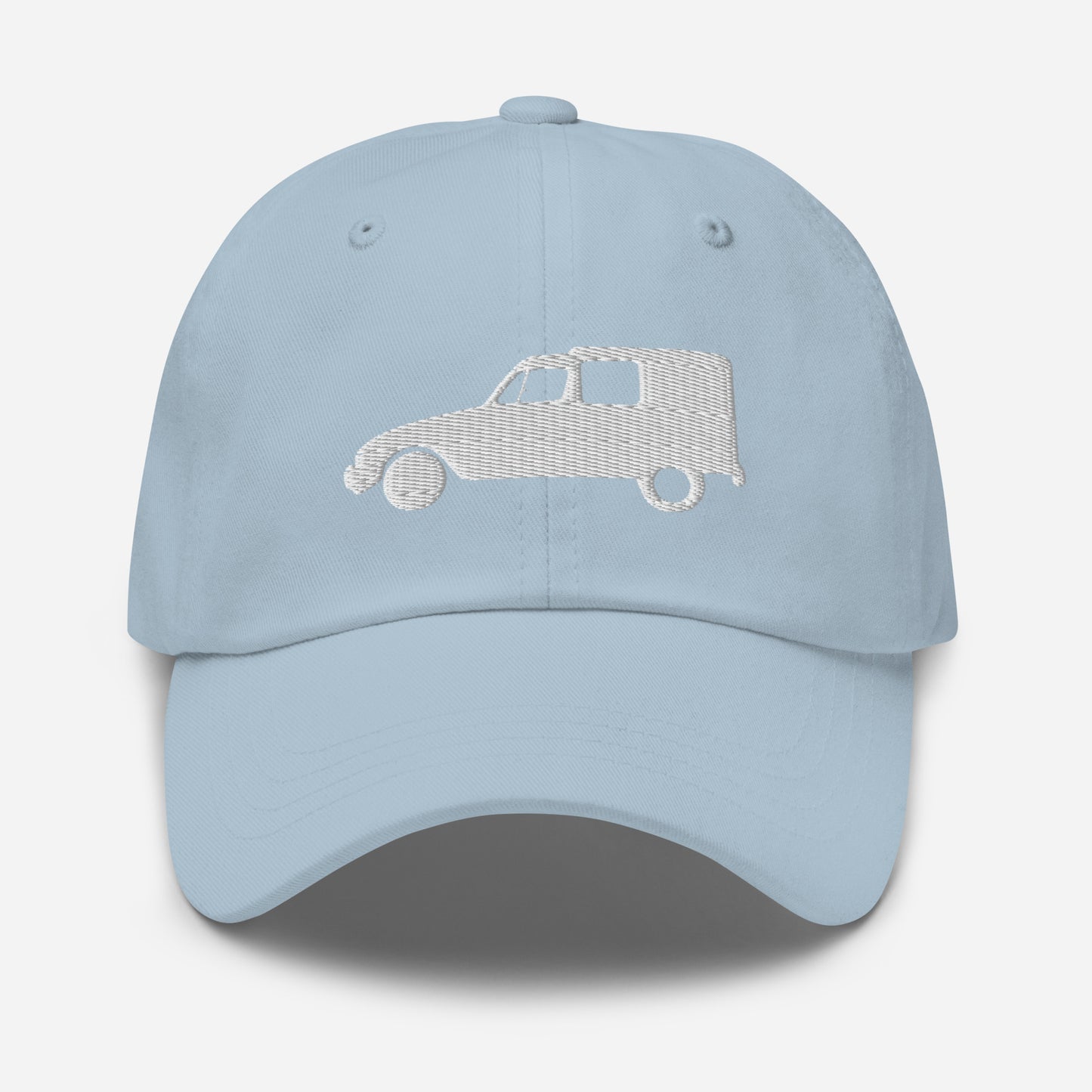 White Embroidered Cap (Front & Back) Citroën Acadiane - Black, Navy, Red, Beige, L.Blue or White