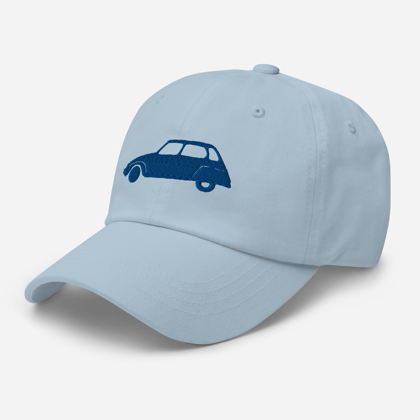 Bleu Azurite Embroidered Cap (Front & Back) Citroën Dyane - Navy, L.Blue or White