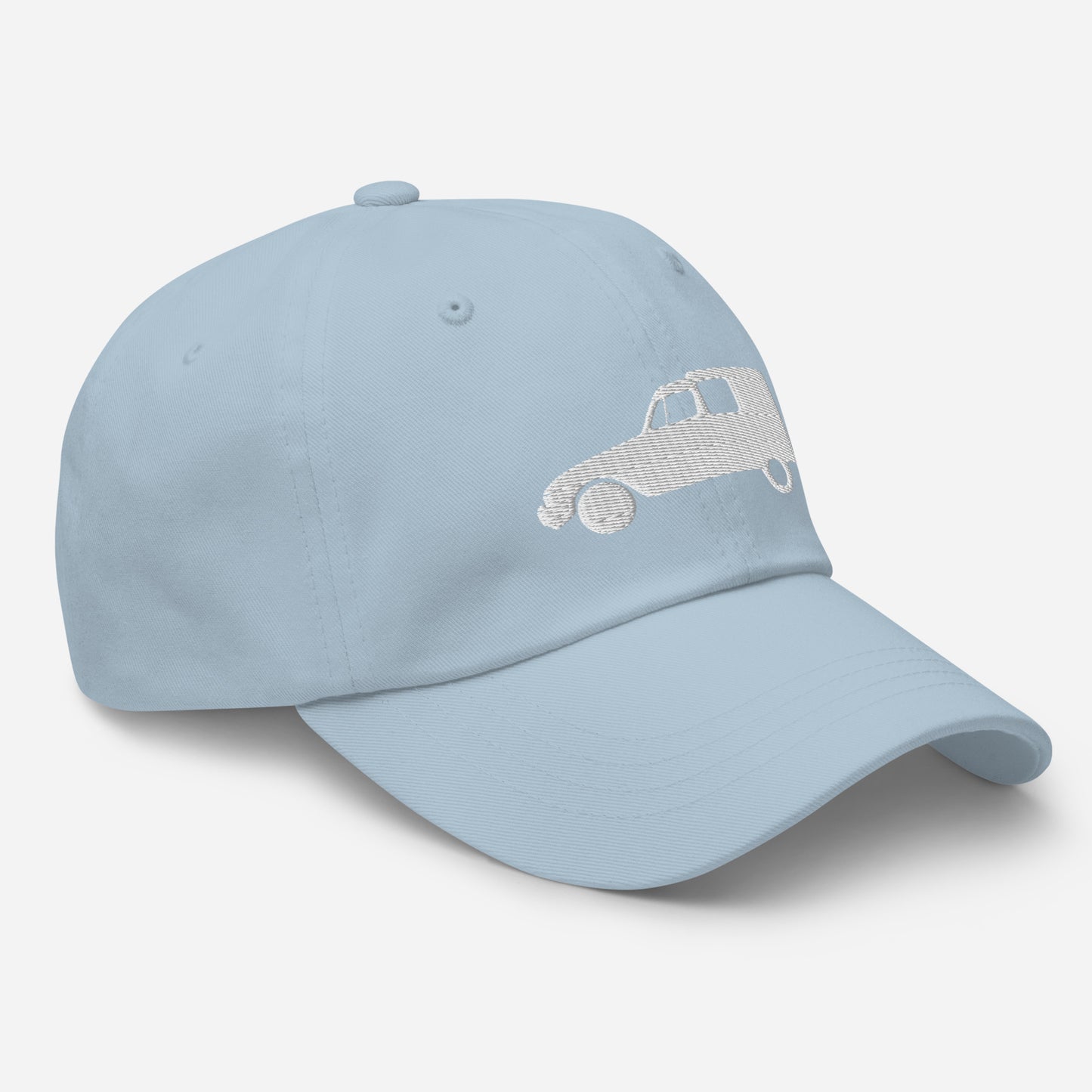 White Embroidered Cap (Front & Back) Citroën Acadiane - Black, Navy, Red, Beige, L.Blue or White