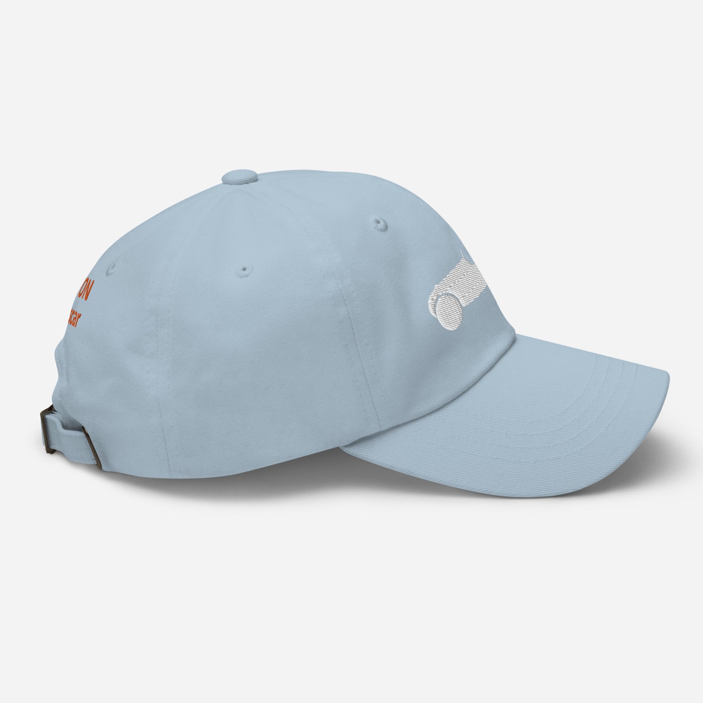 White Embroidered Cap (Front & Back) Burton - Black, Navy, Red, Beige, L.Blue or White