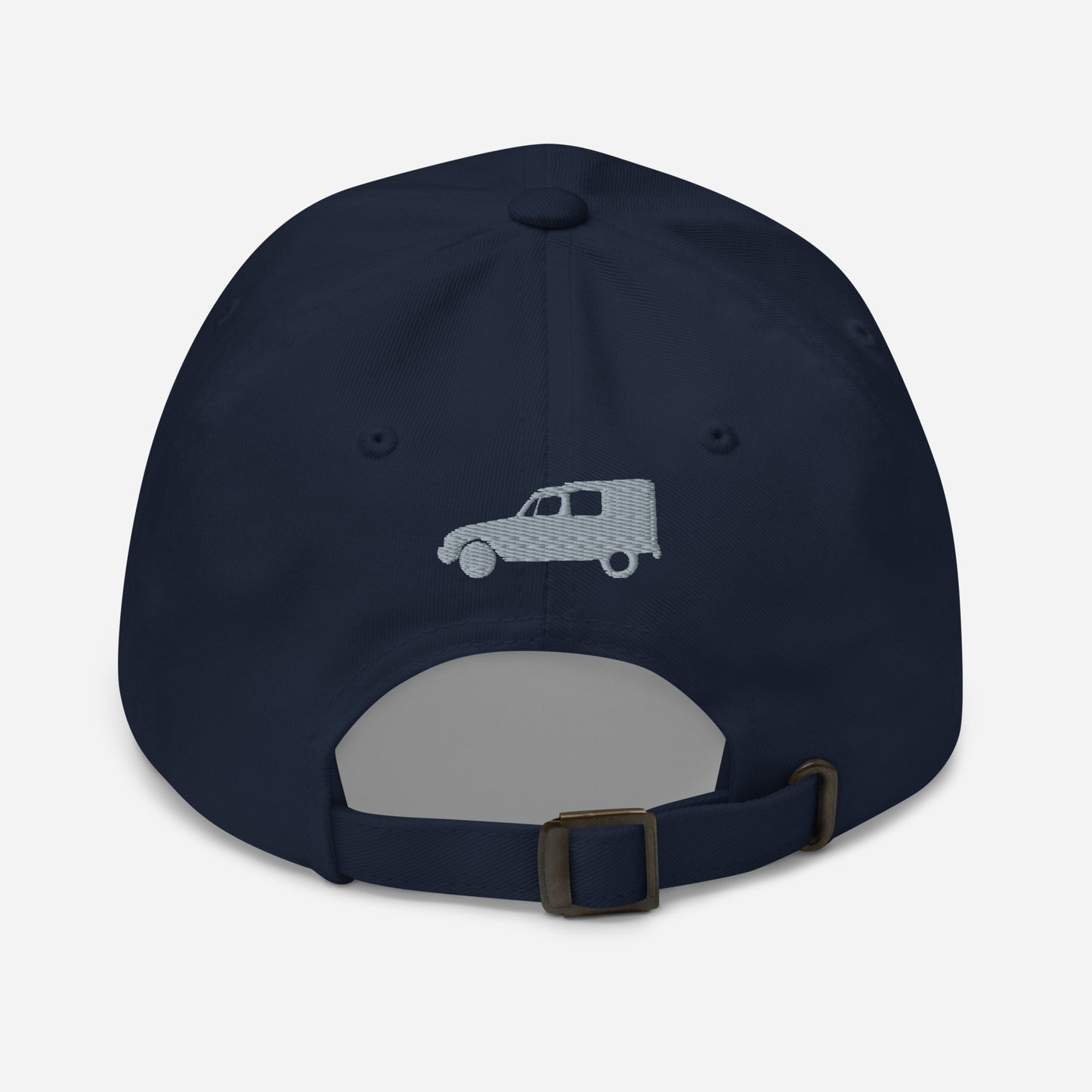 602 Embroidered (front and back) Acadian cap - Black, Navy, Red, Grey, L.Blue or White