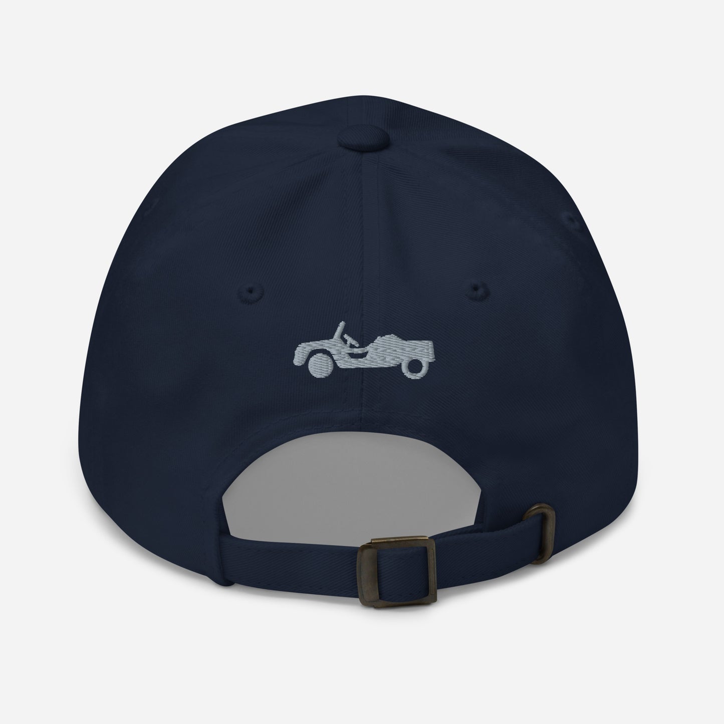 602 Embroidered (front and back) Citroën Méhari cap - Black, Navy, Red, Grey, L. Blue or White