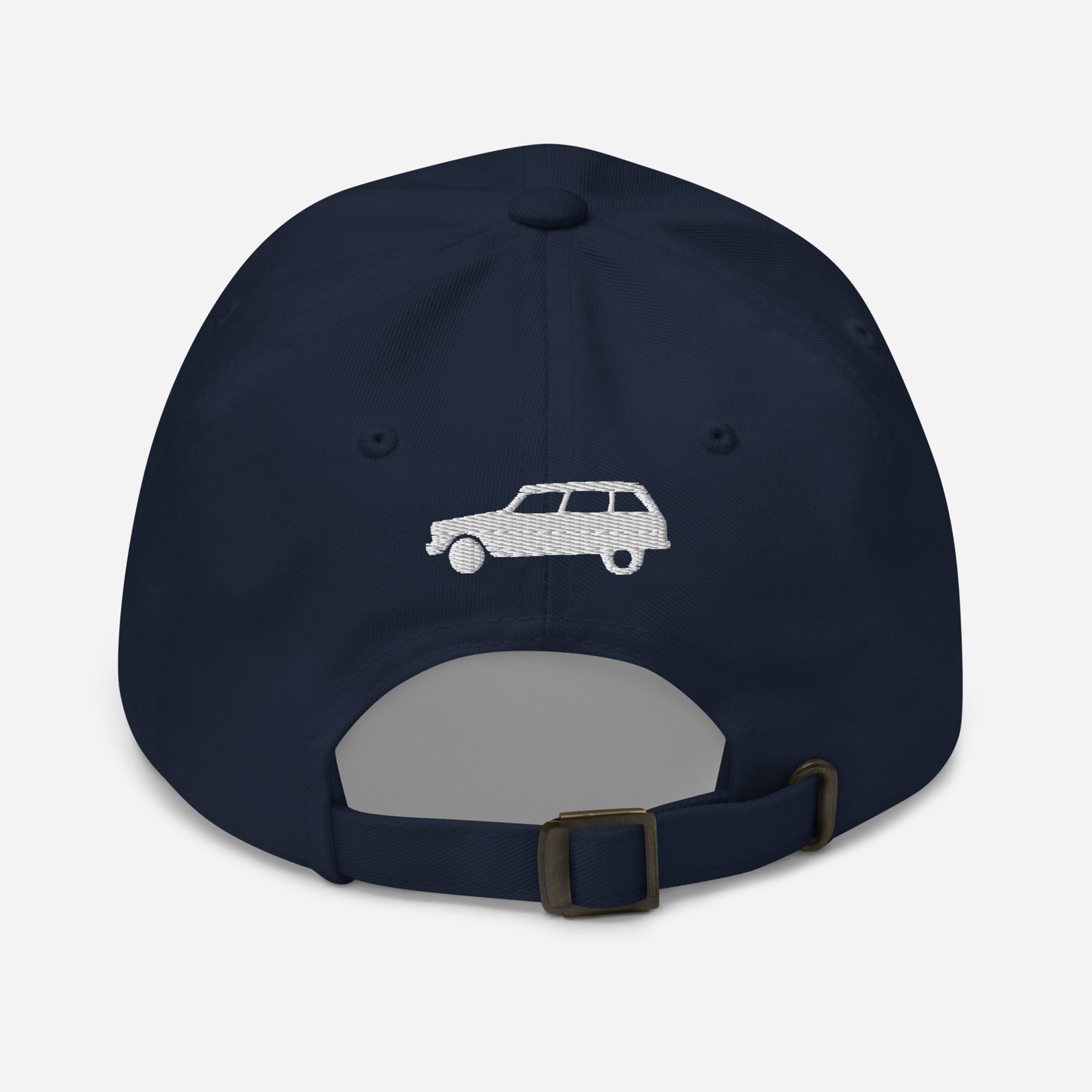 Joie de Vivre Geborduurde pet met een AMI8 geborduurd op de ACHTERZIJDE verkrijgbaar in Zwart, Navy, Rood, Grijs, Kakhi of Wit