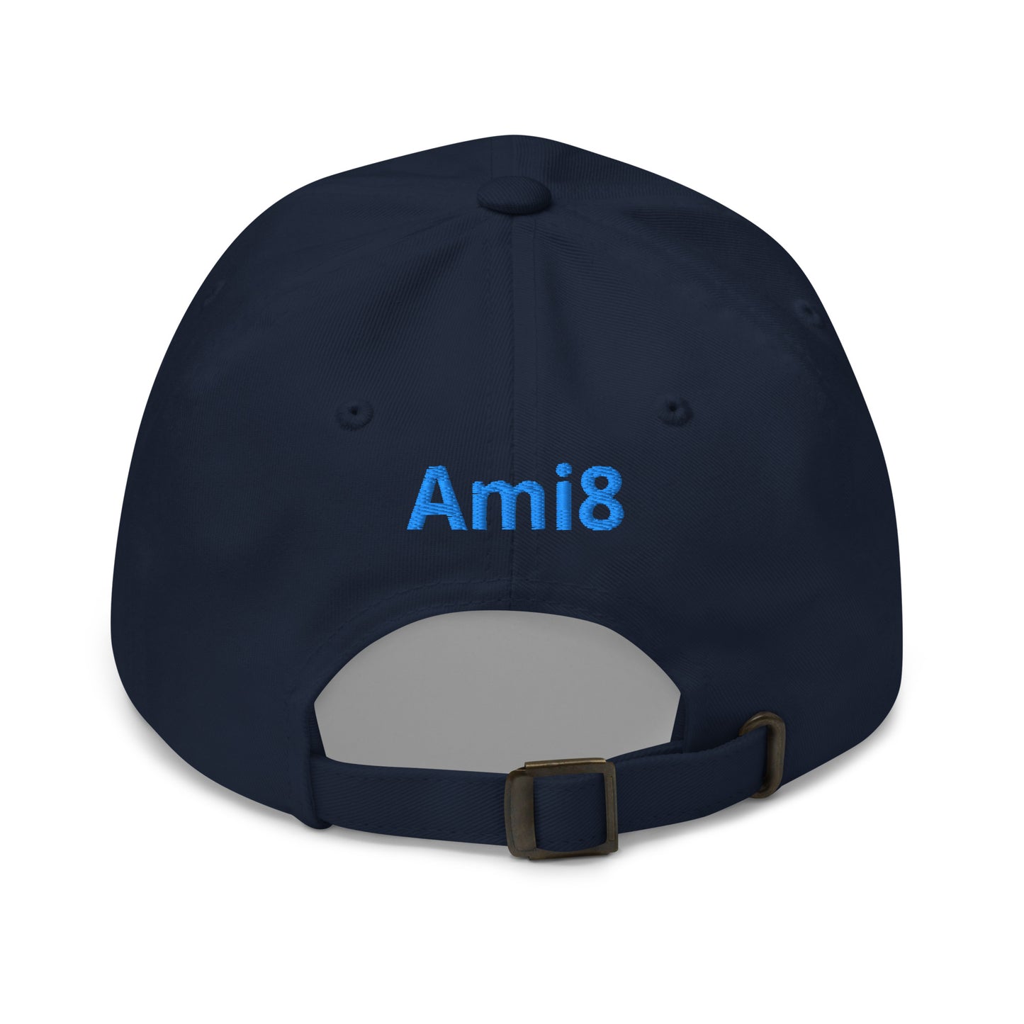 Blue Embroidered Cap (Front and Back) Citroën Ami8 - Navy, L.Blue or White