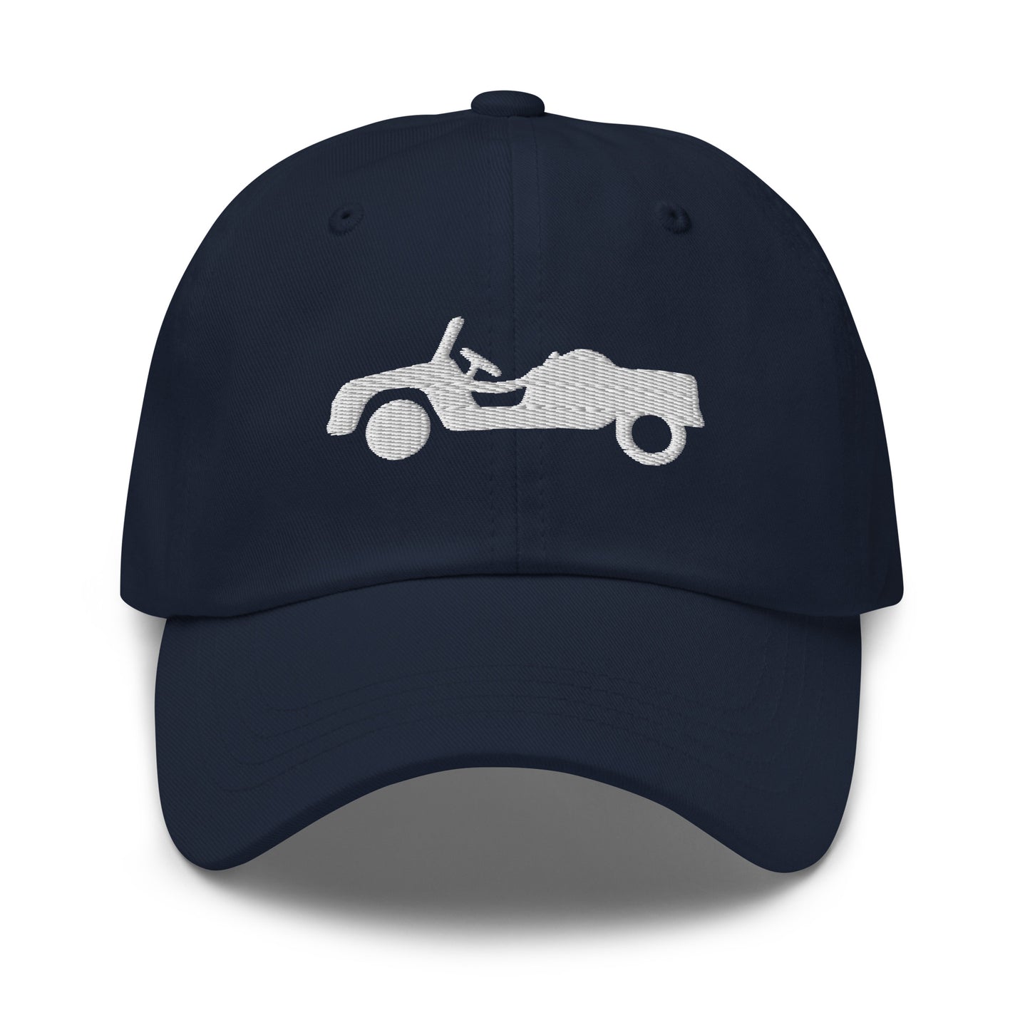 White embroidered cap Citroën Méhari AZUR - Black, Navy, Red, light blue, Stone or White