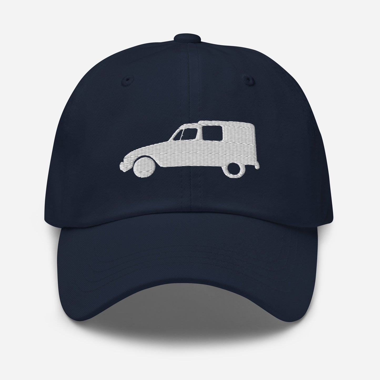 White Embroidered Cap (Front & Back) Citroën Acadiane - Black, Navy, Red, Beige, L.Blue or White