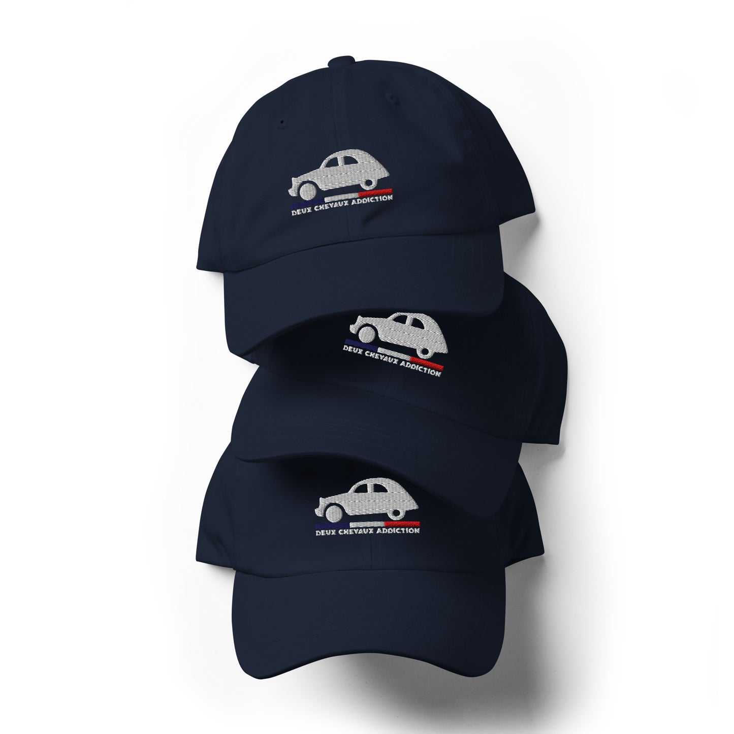 🧢 Dad Cap “Deux Chevaux Addiction” | Citroën 2CV Retro Stijl