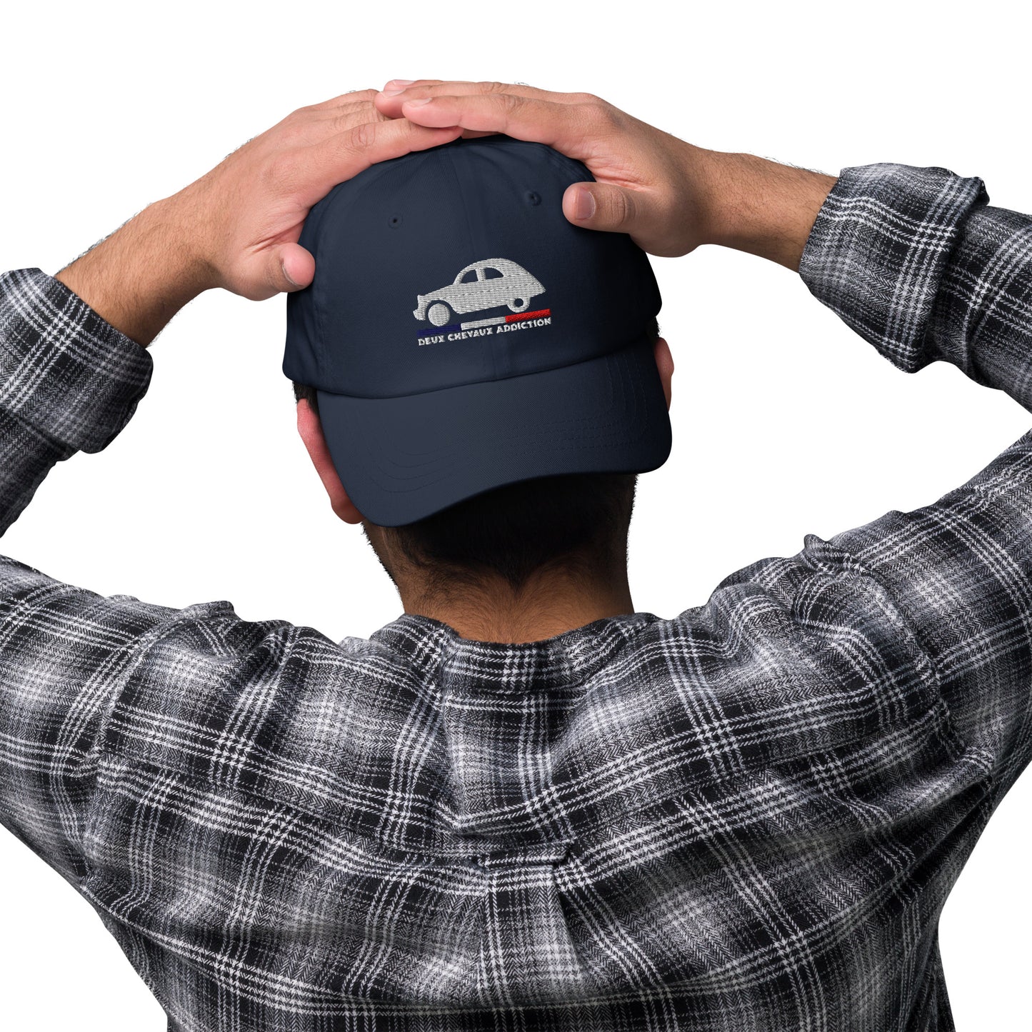 🧢 Dad Cap “Deux Chevaux Addiction” | Citroën 2CV Retro Stijl