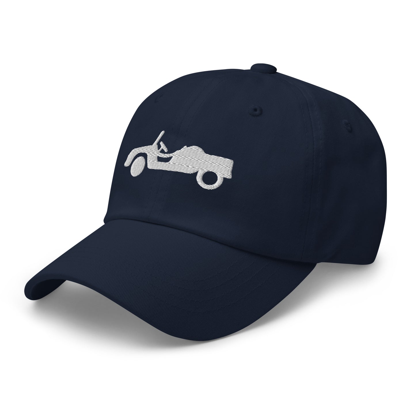 White embroidered cap Citroën Méhari AZUR - Black, Navy, Red, light blue, Stone or White