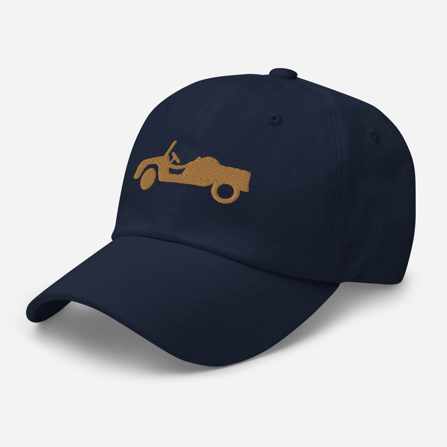 Casquette brodée beige devant et dos Citroën Méhari HOGGAR - Noir, Beige et Blanc