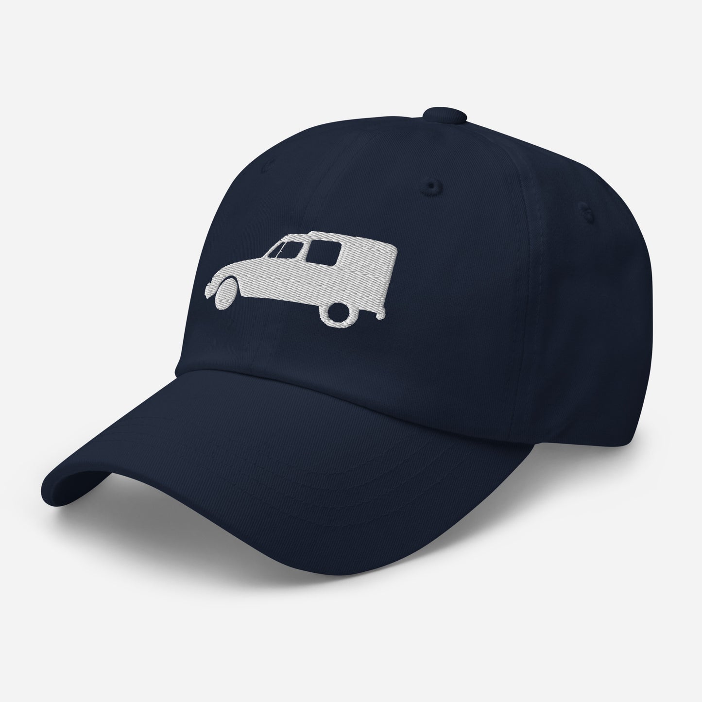 White Embroidered Cap (Front & Back) Citroën Acadiane - Black, Navy, Red, Beige, L.Blue or White