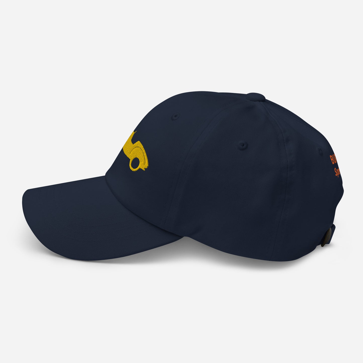 Yellow Embroidered Cap (Front & Back) Burton - Black, Navy, Beige, or White